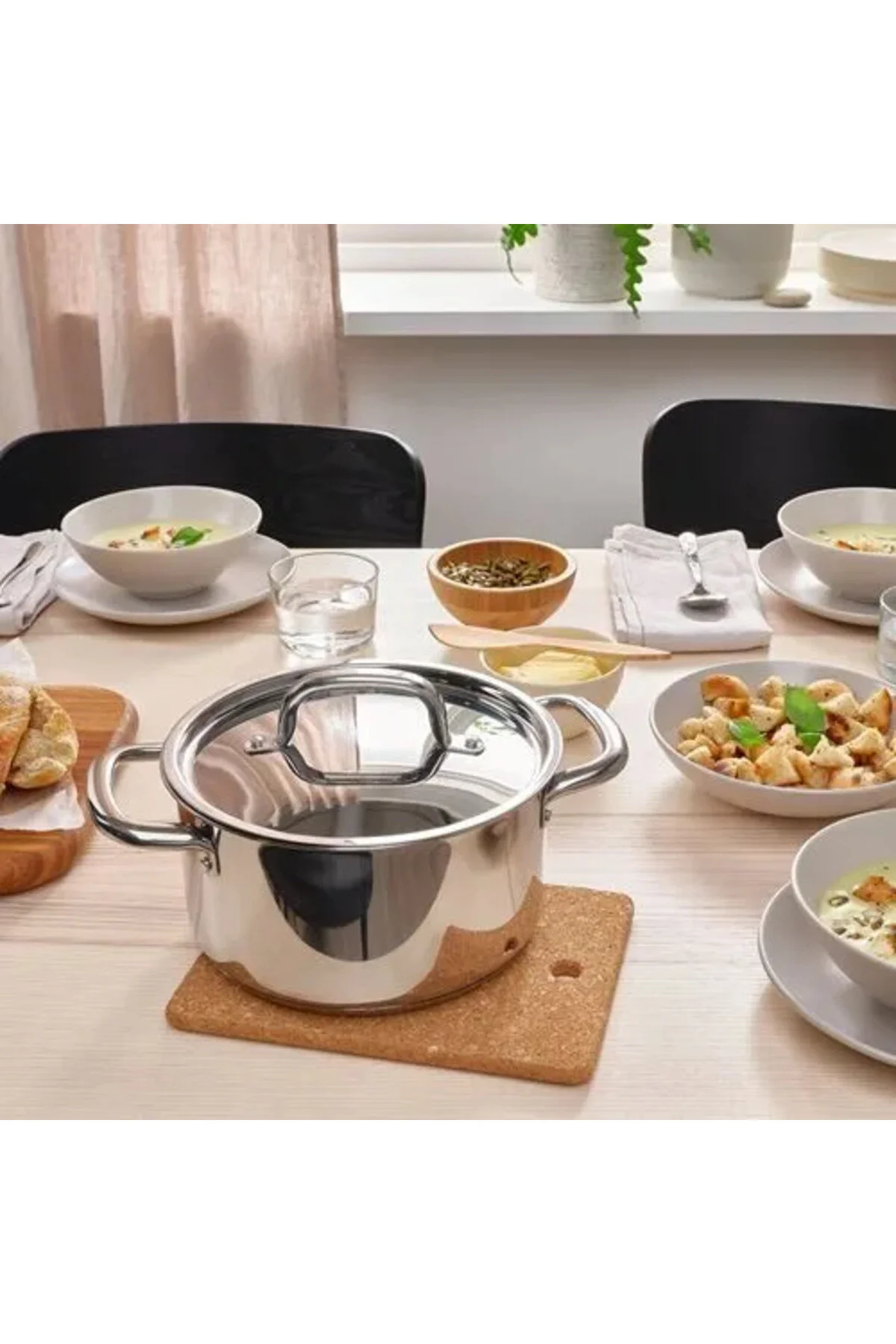 زیر قابلمه‌ای قابلمه ای قارچ Nihale 2 اندازه کوچک 23X17 سانتی متر با کیفیت  IKEA