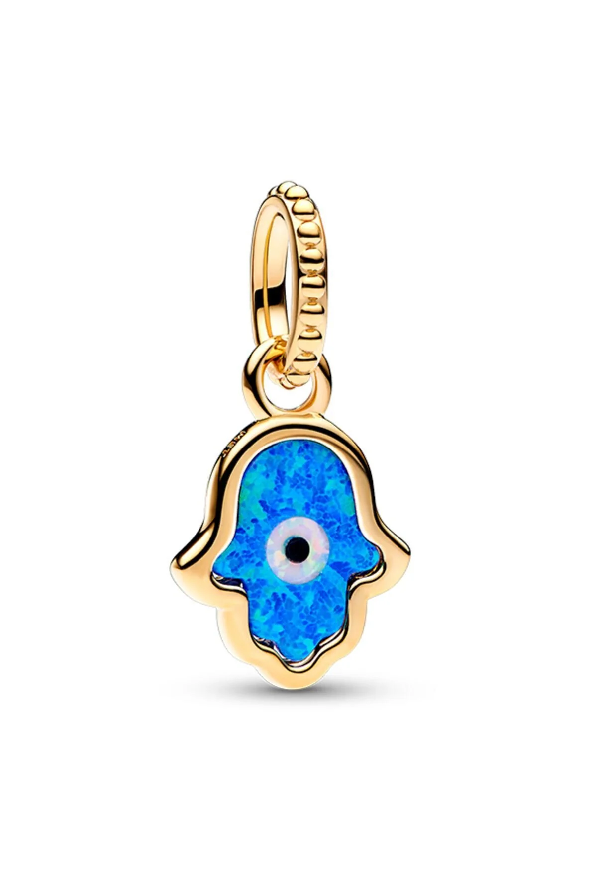 چارم طلسم آویز دستی همسا آبی درخشان Pandora