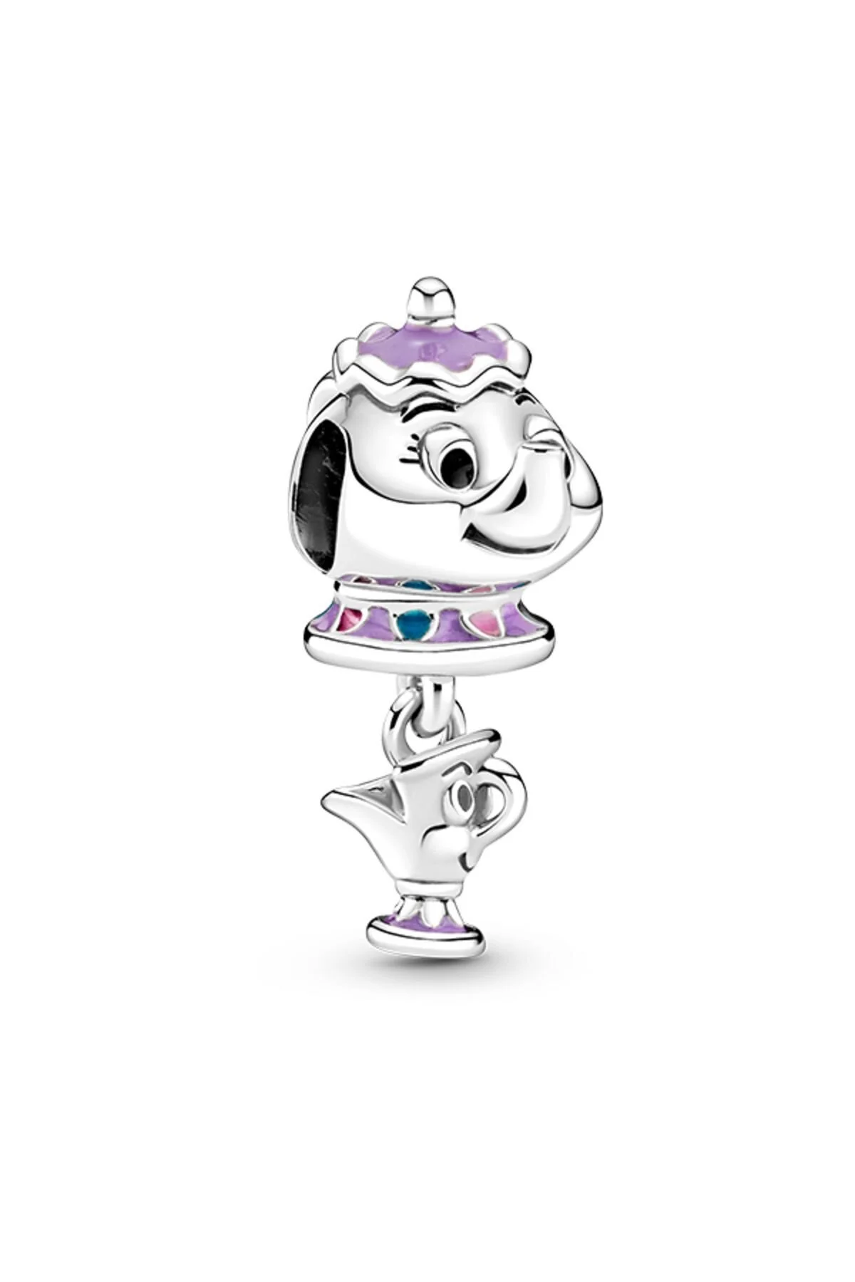 چارم دیزنی زیبا و هیولا خانم پاتس چیپ آویز طلسم Pandora