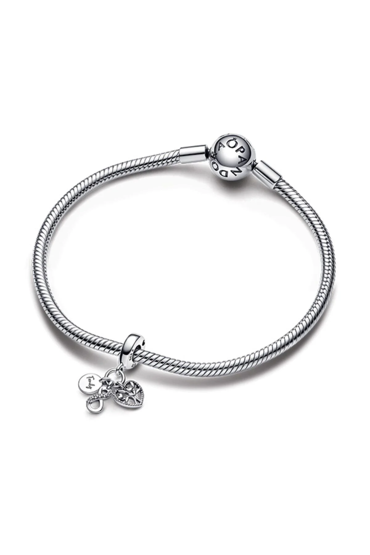 چارم طلسم آویز سه گانه عشق خانوادگی ابدی Pandora