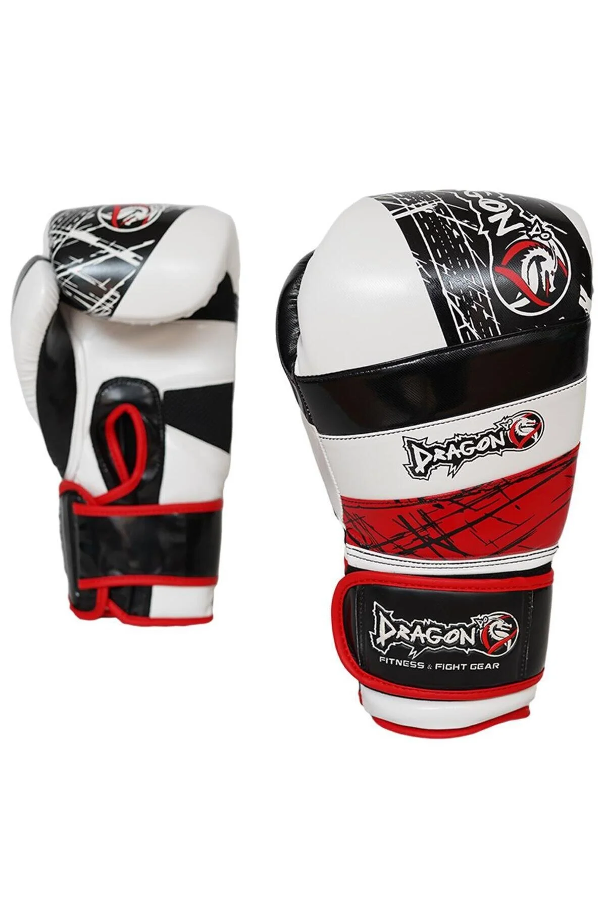دستکش بوکس مردانه و زنانه های 30027 P قرمز MUAY THAI BOXING GLOOVES GIFTOOM KICK 3 LU SET Dragondo