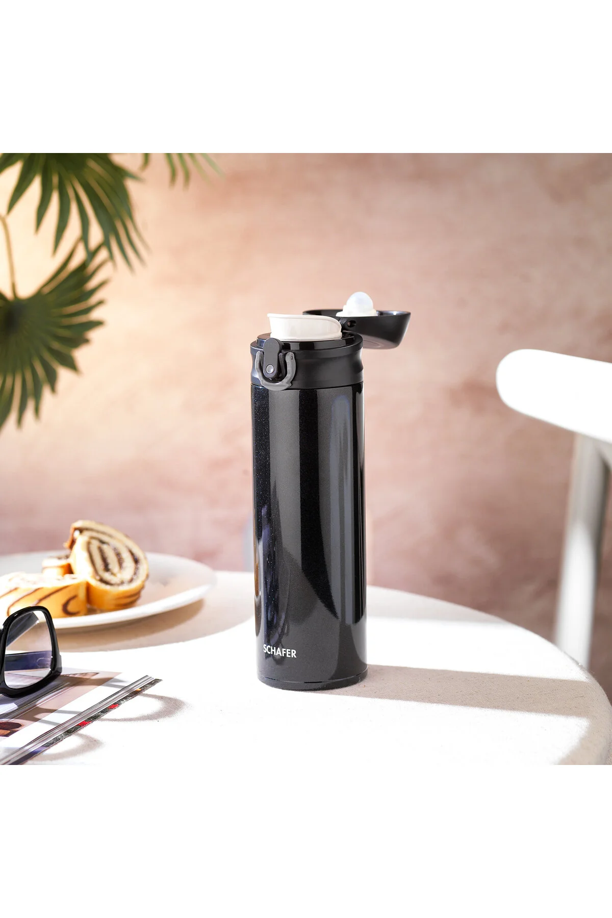 فلاسک TERMOS MAN IRON 500 میلی لیتر سیاه Schafer