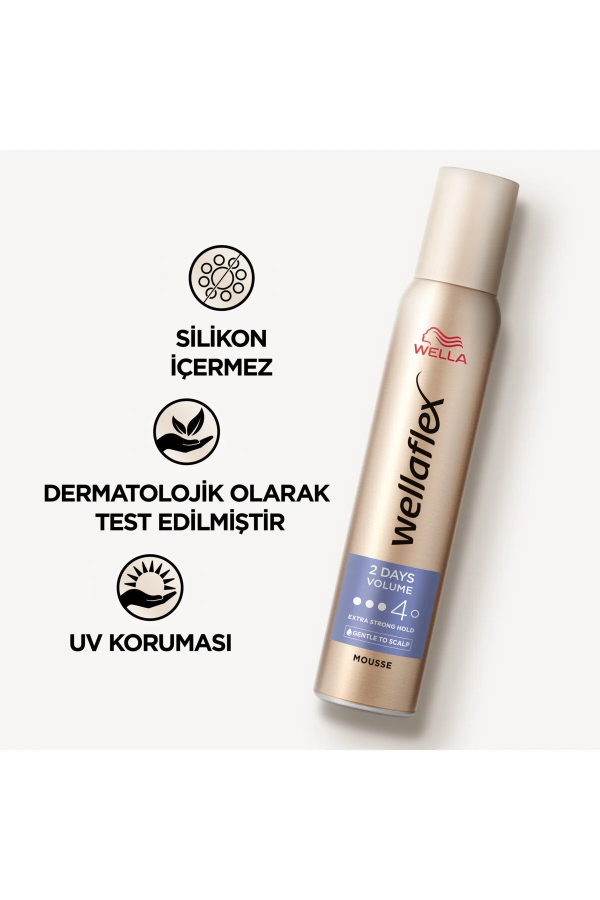 موس مو حجم دهنده Wellaflex با قدرت نگهداری بالا 200 میلیلیتر ولا Wella