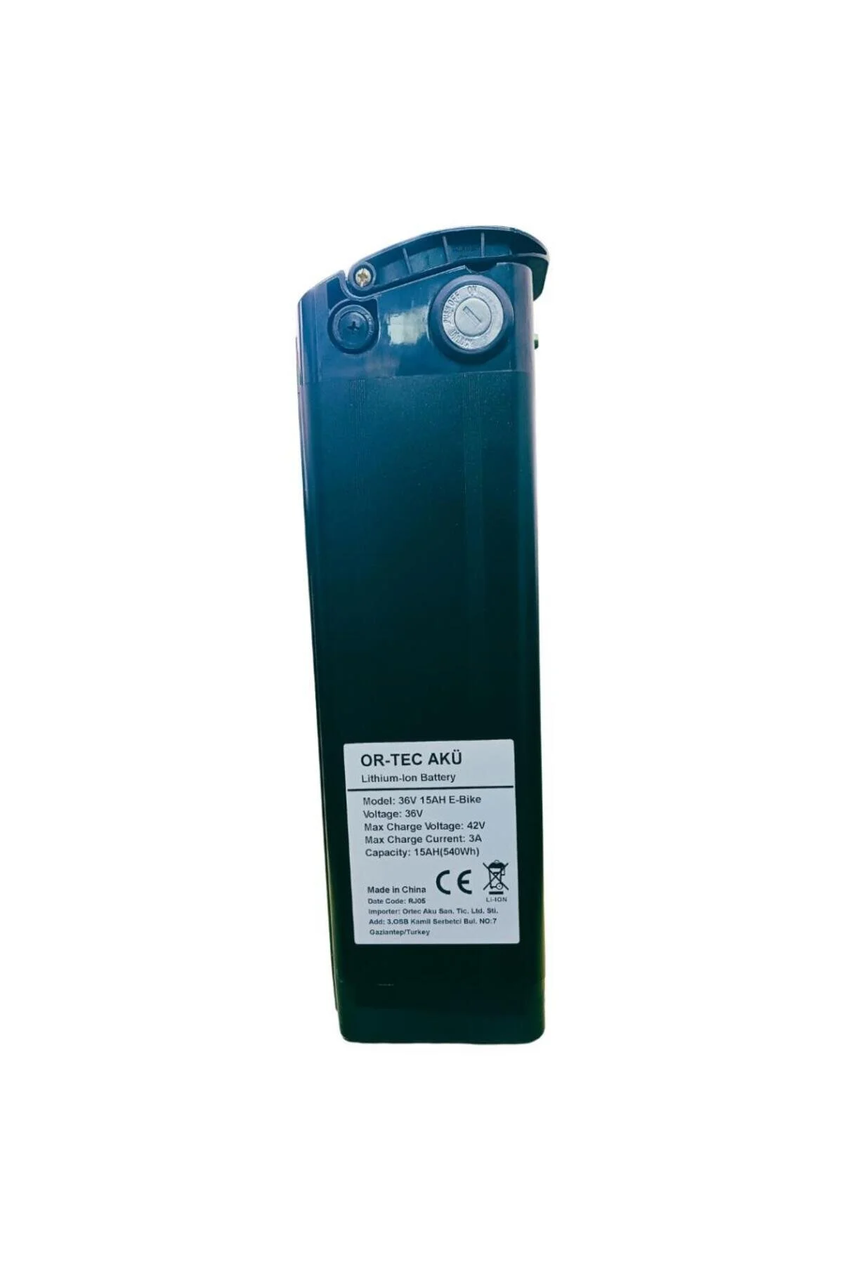 باتری دوچرخه برقی RKS 36V 15AH Ortec
