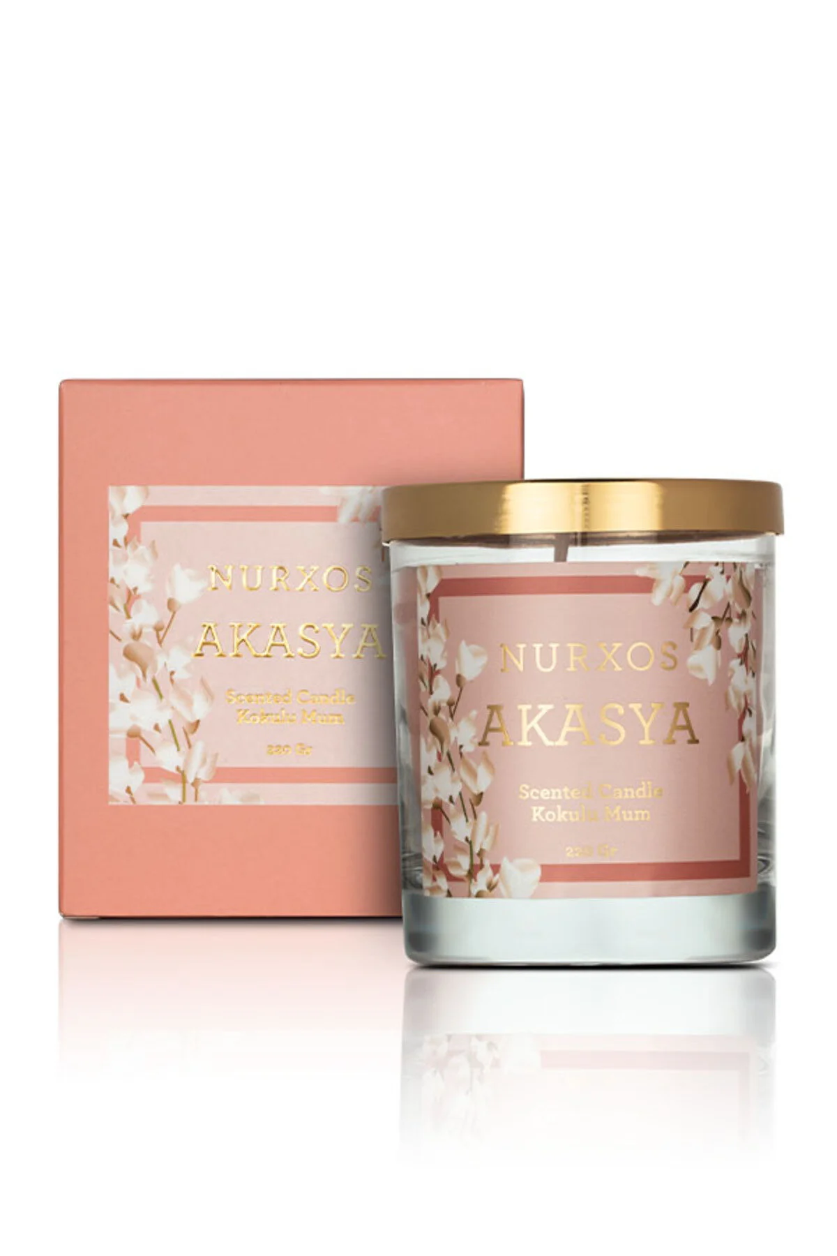شمع و چراغ 9657 ACACIA معطر 220 گرم گل مرکبات تازه نورکسوس nurxos