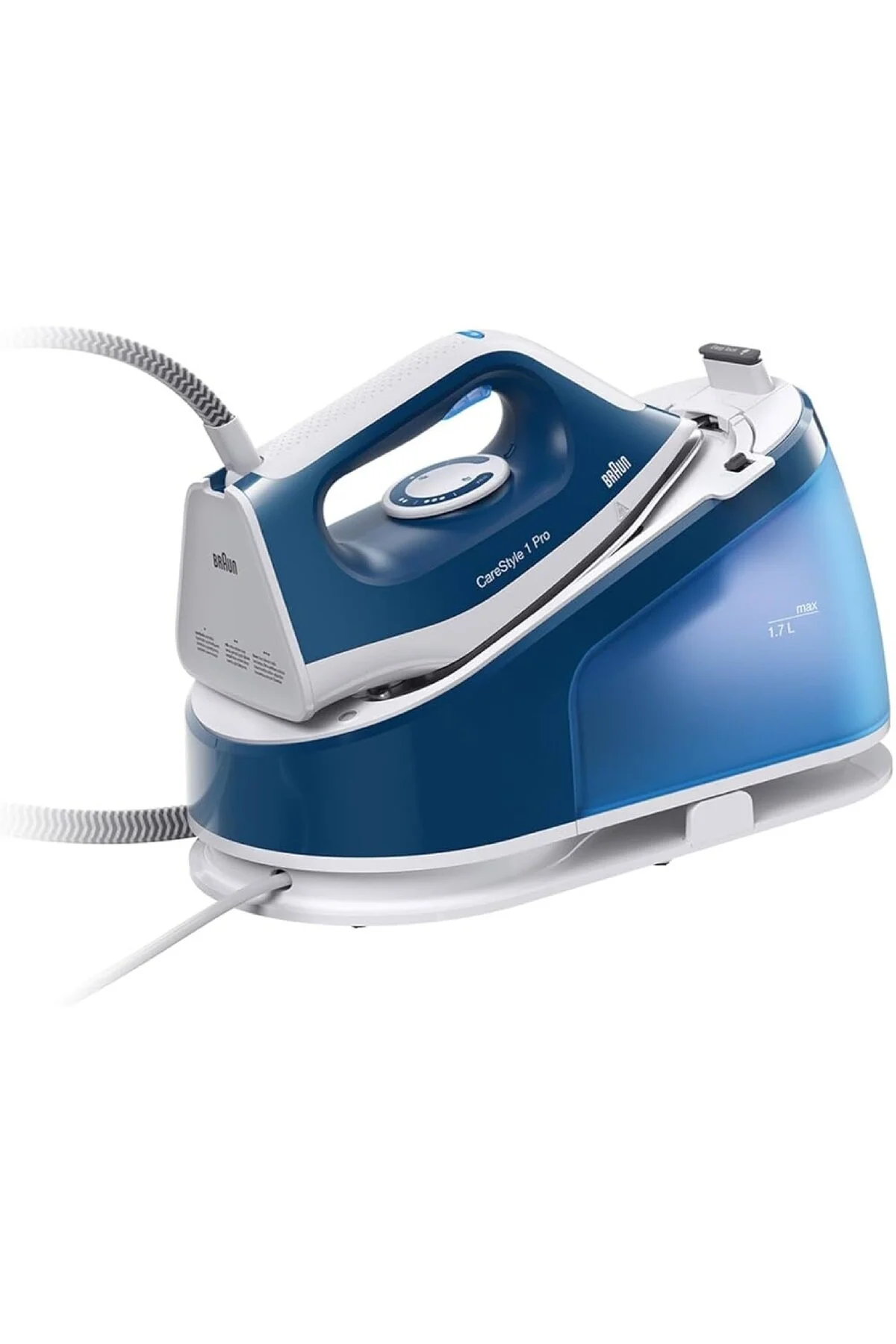 اتو مخزن بخار PRO 1 CARESTYLE BOOILER IRON تجربه منحصر به فرد و راحت با پایه سوپرسرامیک براون Braun