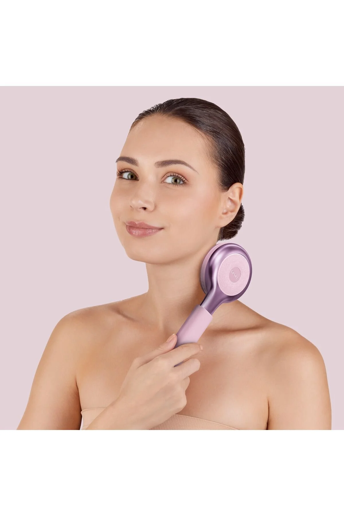 دستگاه شستشوی صورت صورتی برس فول بدن صوتی و پراکنده فشرده 8 از آنها 1 geske