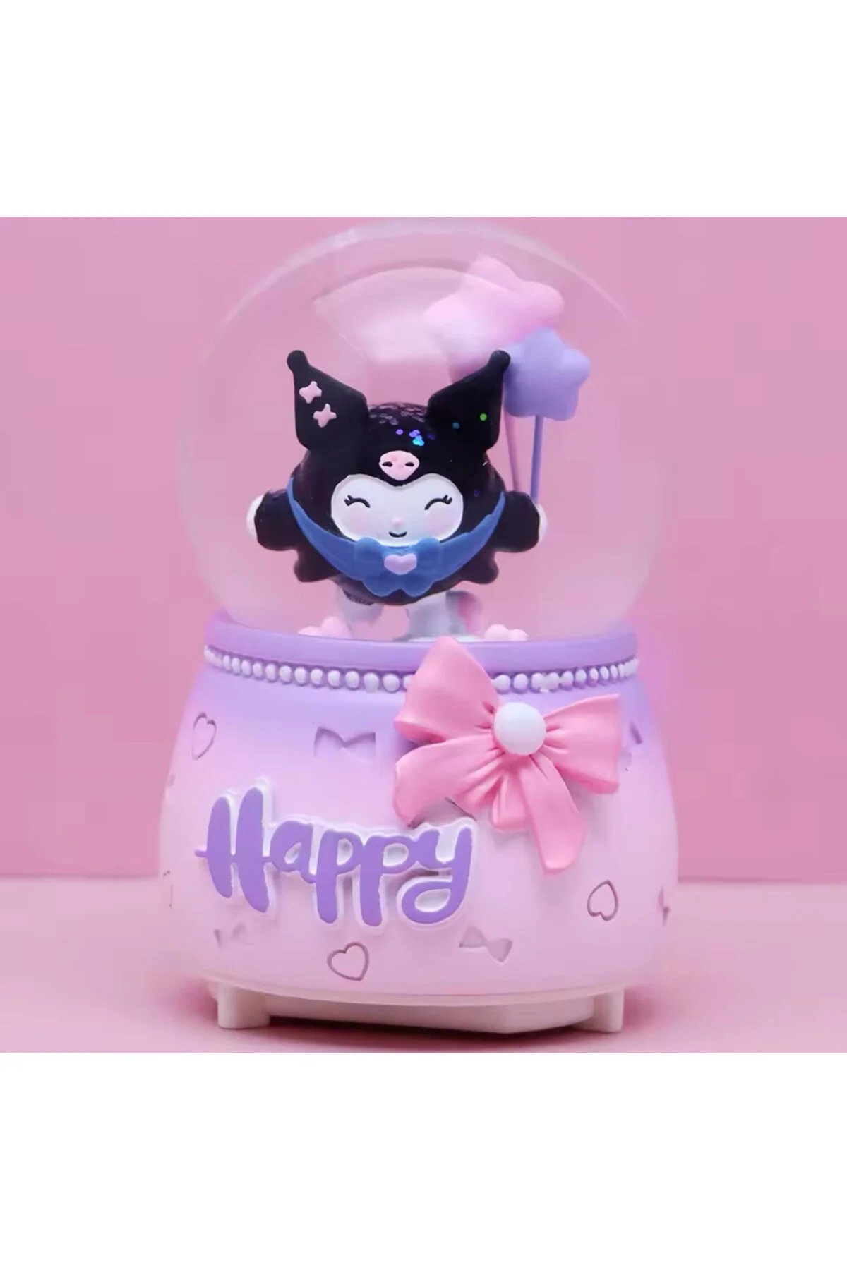 گوی برفی انیمه کرومی LIGHTED MUSICAL SPRAYED LARGE SIZE SNOW GLOBE از ترکیه Happystore