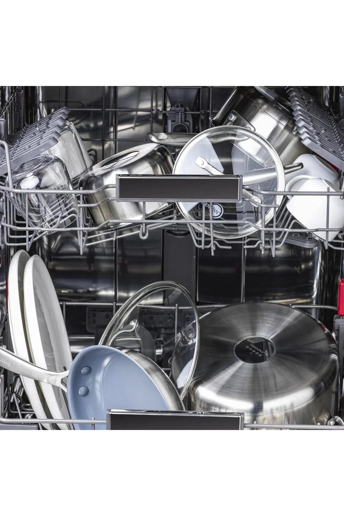 قابلمه سفید ست پوشش شیشه ای Cw000028 004 30 سانتی متر  Greenpan
