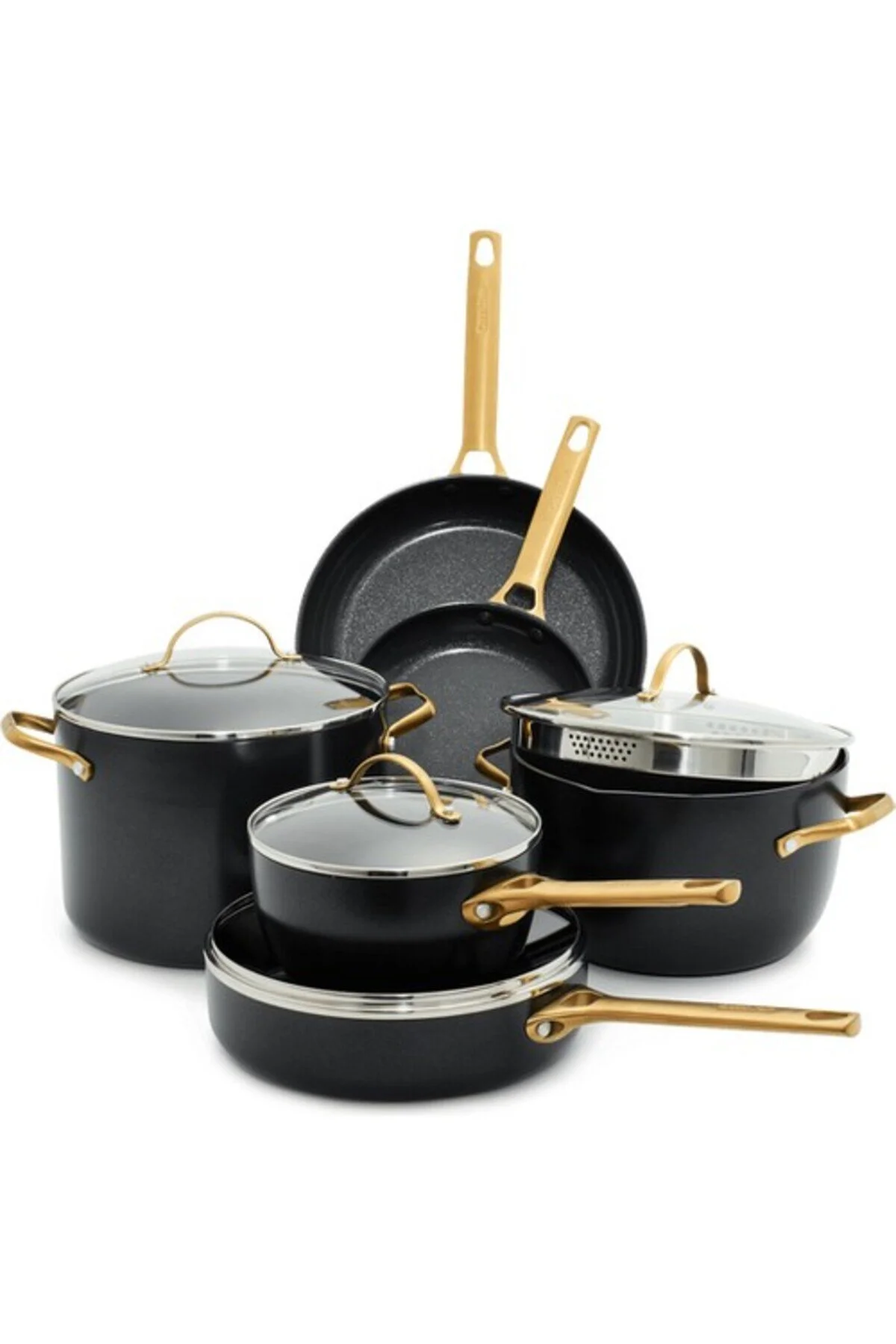 قابلمه سیاه ست مجموعه وسایل آشپزی 10 قطعه Padova Reserva  Greenpan