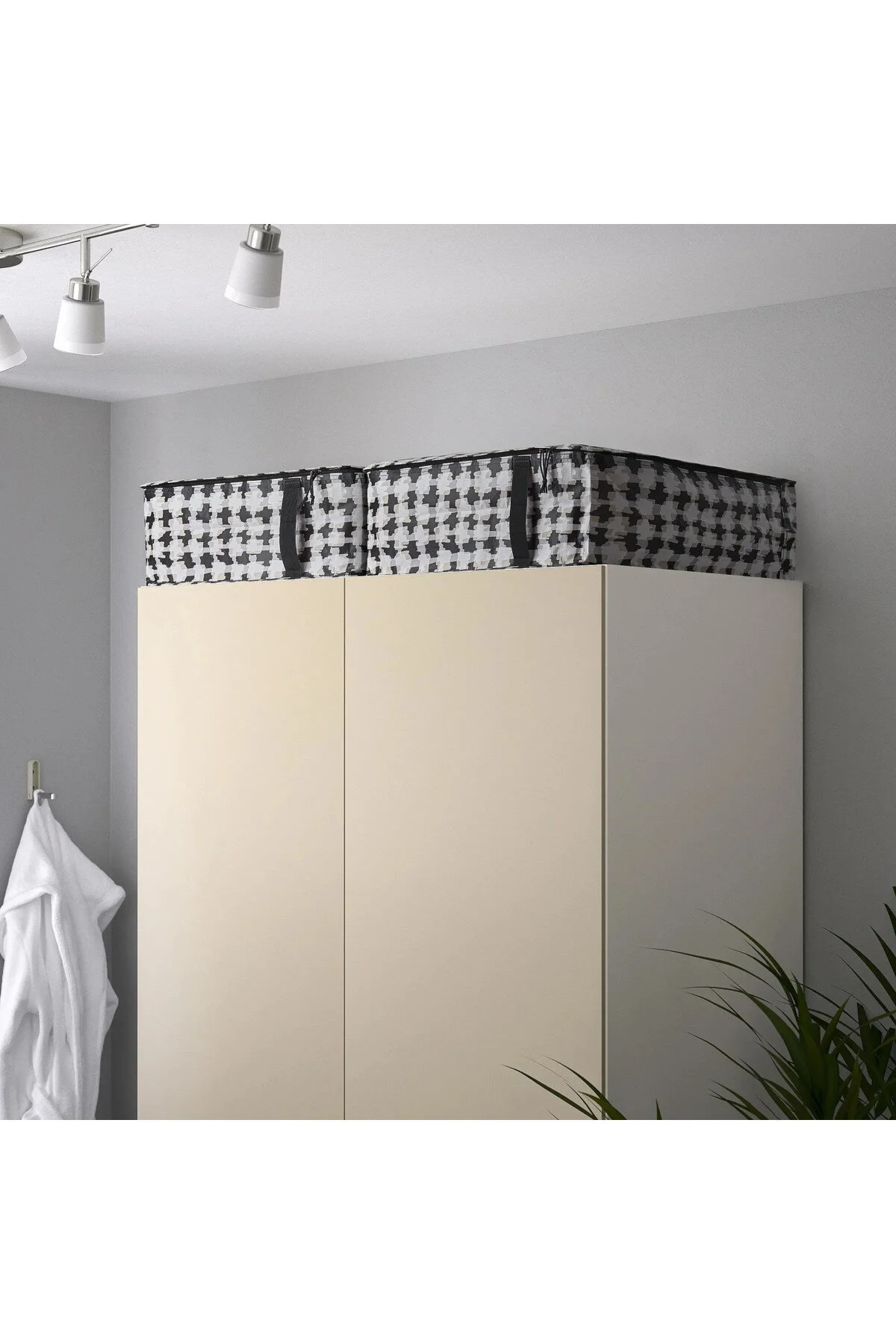 کیسه لباس هورچ سفید فروشگاه کیفیت BED BOX ویرایش رنگ مخلوط IKEA