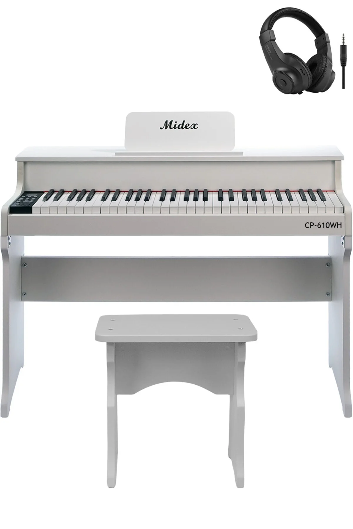 پیانو CP 610WH کودکان 8 14 سن 61 حساسیت کلید اصلی بلوتوث Midex