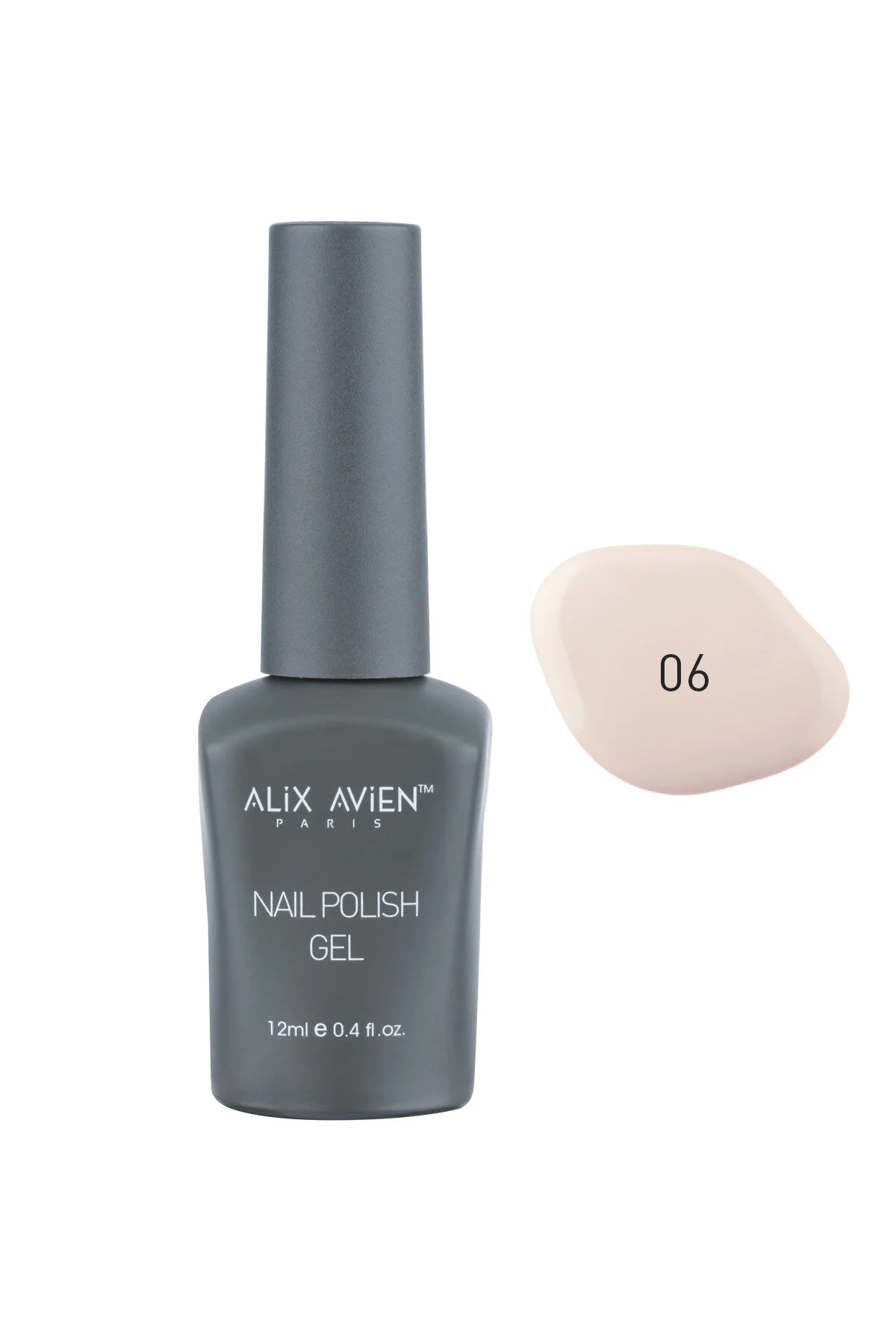 Alix Avien ژل ناخن یکپارچه ماندگاری UV رنگ زرد طلایی 06 ژل پولیش 12 میلی لیتر