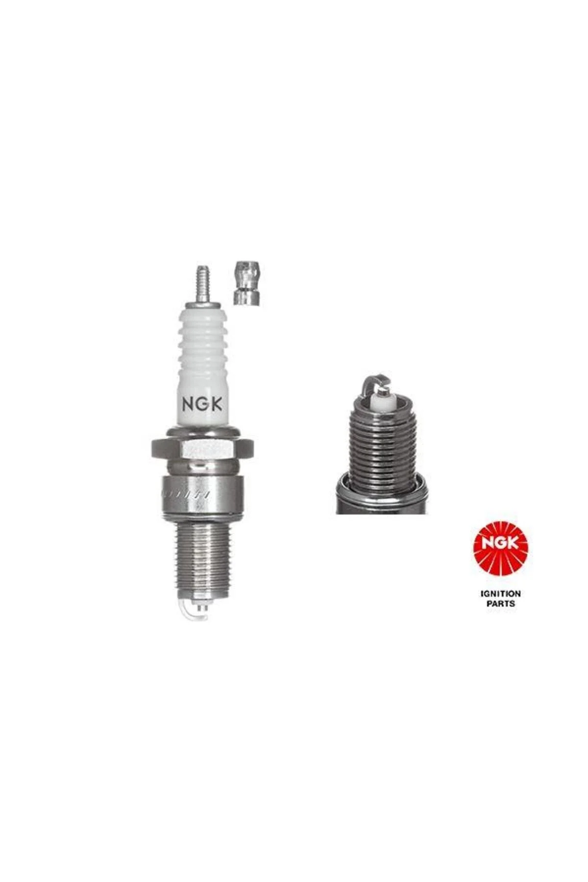 شمع دوشاخه جرقه زنی BP6ES ALFA 164 LANCER 92 GOLF I 77 83 CHERRY ELECTRODE 0.65 NGK