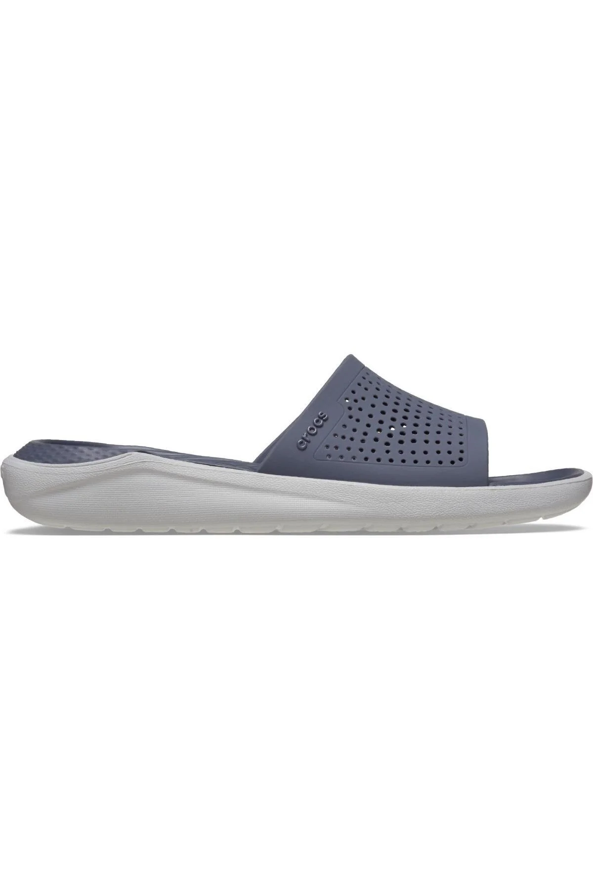 کفش مردانه اسلاید لیتر دودی کراکس Crocs