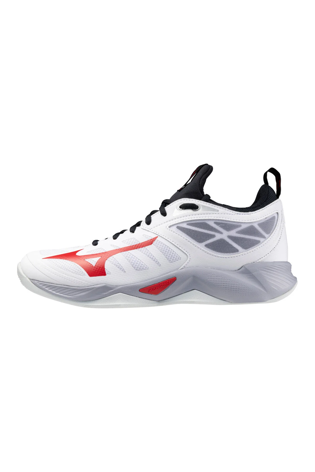 کفش والیبال ابعاد موج یونیزکس سفید خاکستری Mizuno