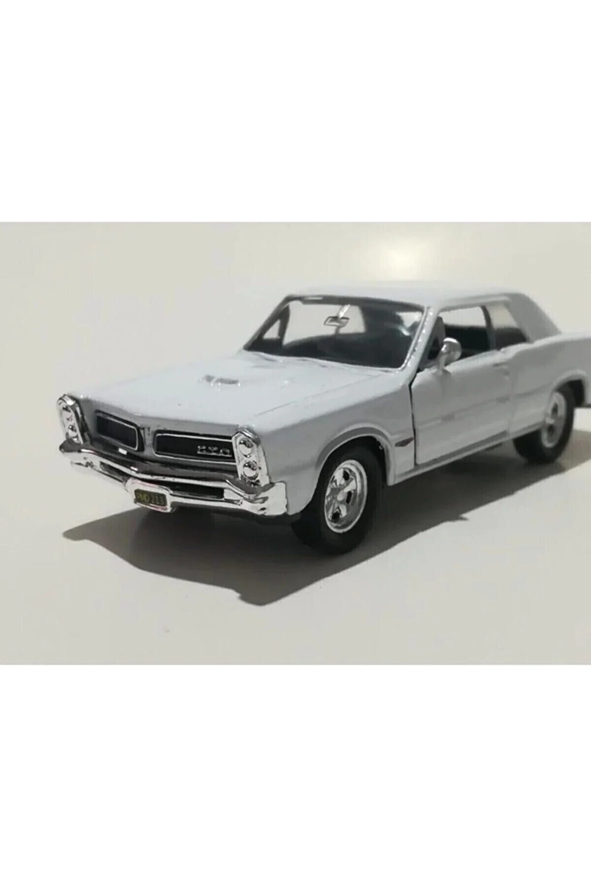 مدل خودرو PONTIAC GTO 1965 1 36 SCALE C&amp;C MODEL GARAGE PULL DROP DIECAST METAL TOY CAR اورجینال Genel Markalar