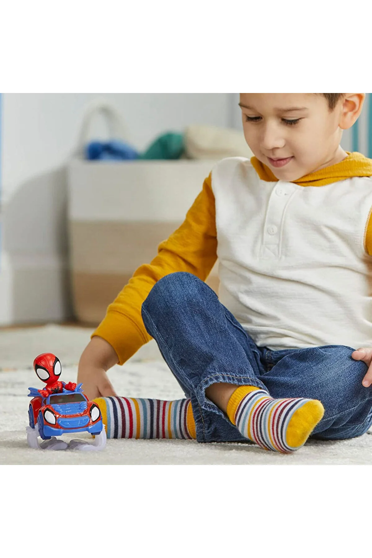 اسباب بازی های فیگور شخصیت MARVEL SPIDEY و FRIENDS AMAZING FIGURE F6776 F7454 Hasbro