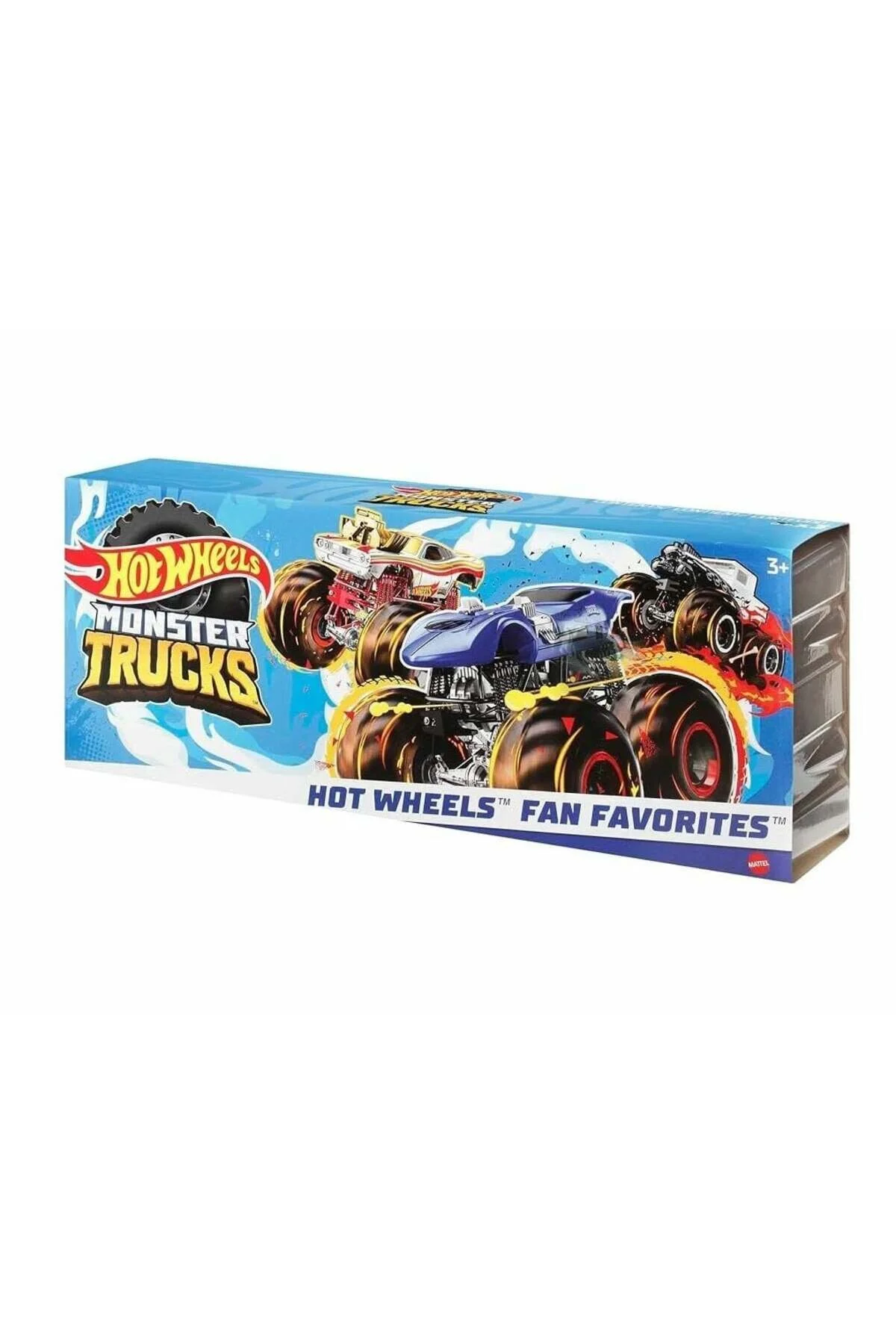 اسباب بازی های فیگور دیگر TOY MONSTER TRUCKS MUD RACERS HNT79 HOT WHEELS
