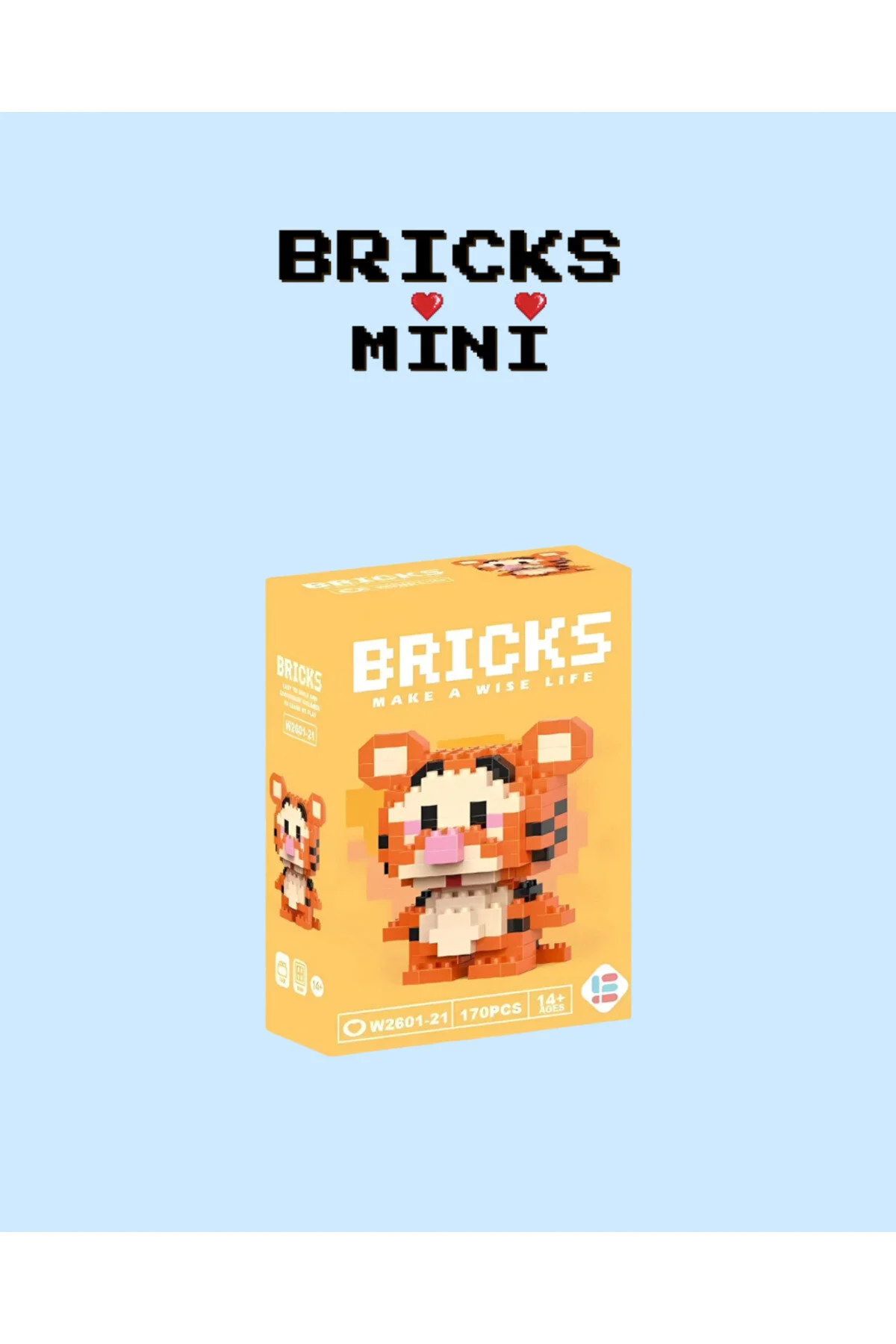لگو و اسباب بازی های ساخت محور TIGGER BRICKS MINI LEGO از ترکیه Bricks