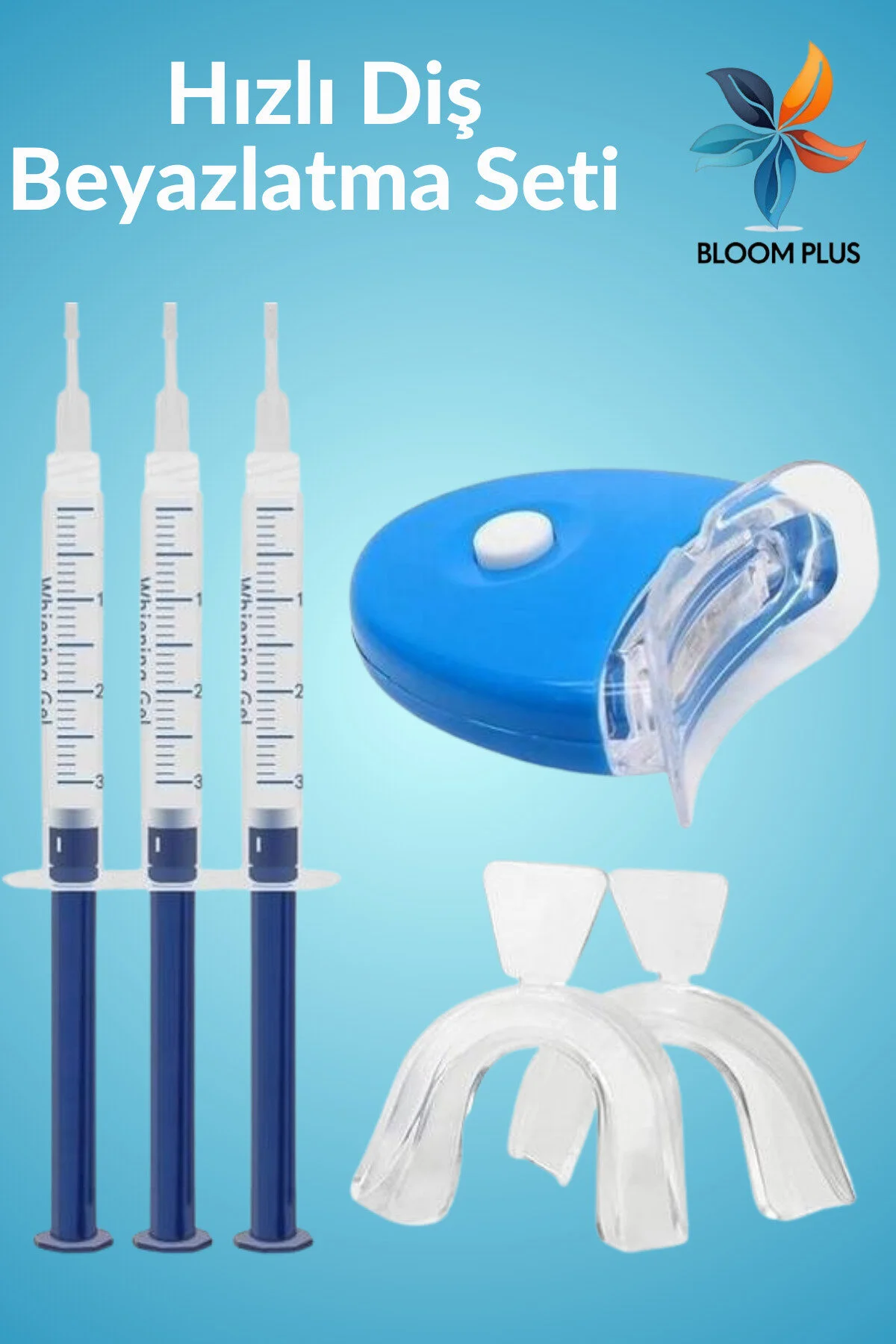 محصولات سفیدکننده دندان 6 LI SET LED سفید bloomplus