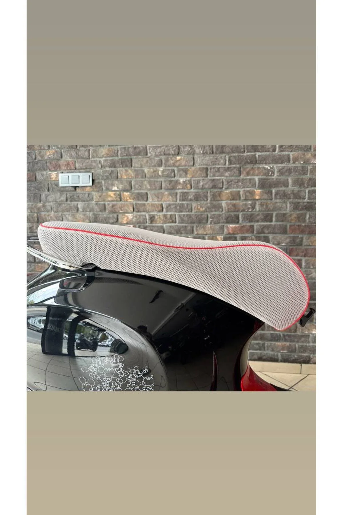 روکش زین موتورسیکلت لوکس مارک مبلغ مبل اسپرینت G&amp;K با هدیه اصلی BUFF Vespa