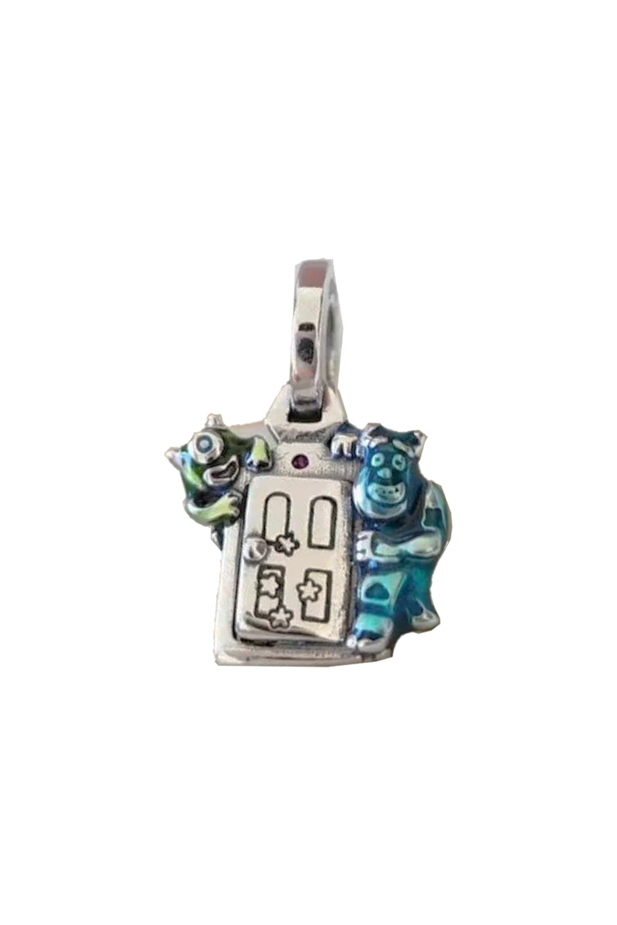 چارم طلسم نقره ای آویز درب PIXAR MONSTERS, INC Fubena