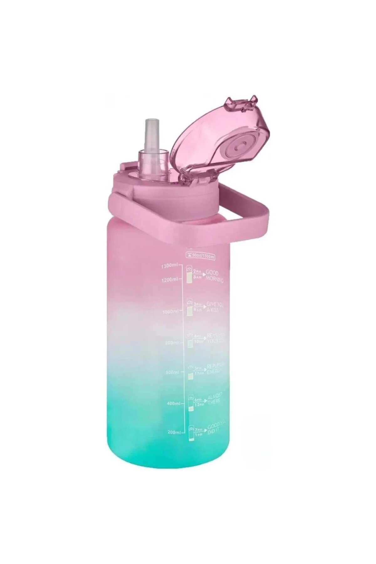 قمقمه و فلاسک PINK TRQUOISE 1500ML PIPETICS PIPER بدون استفاده از انگیزه جریان VGN2213 T Vagonlife