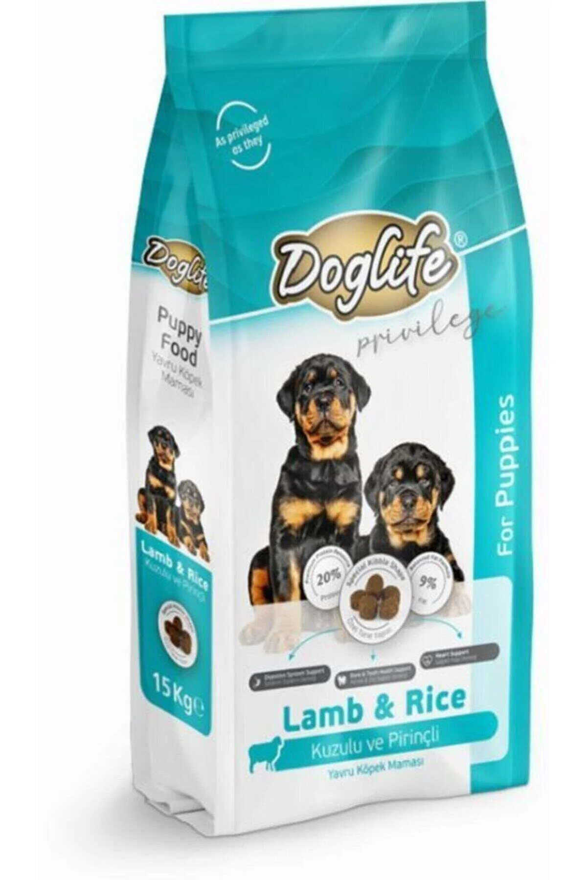 غذای خشک سگ توله لامپ 15 کیلوگرم داگ لایف Doglife