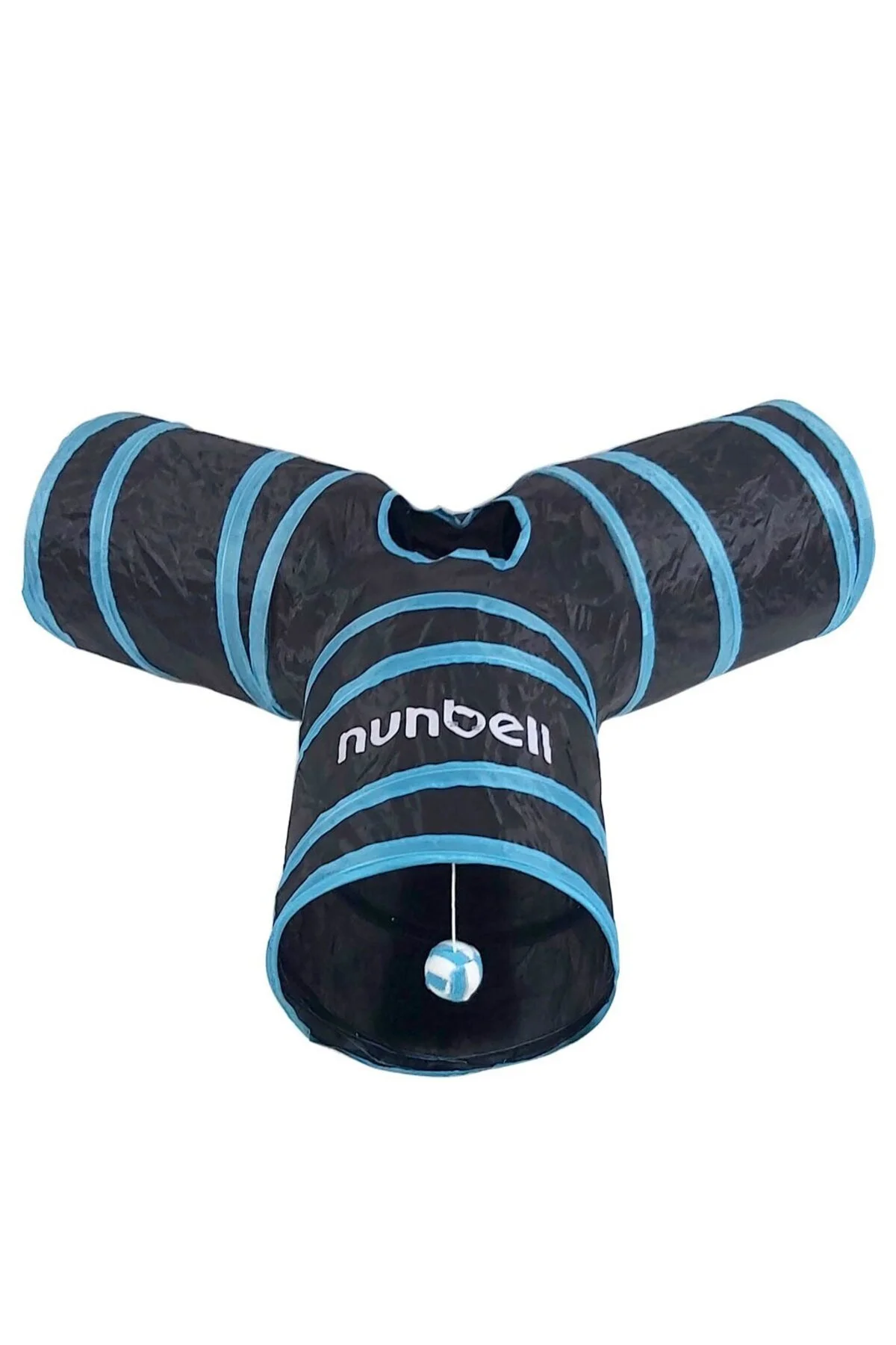 اسباب بازی گربه تونل 3 راه 25 در 30 سانتی متر Nunbell