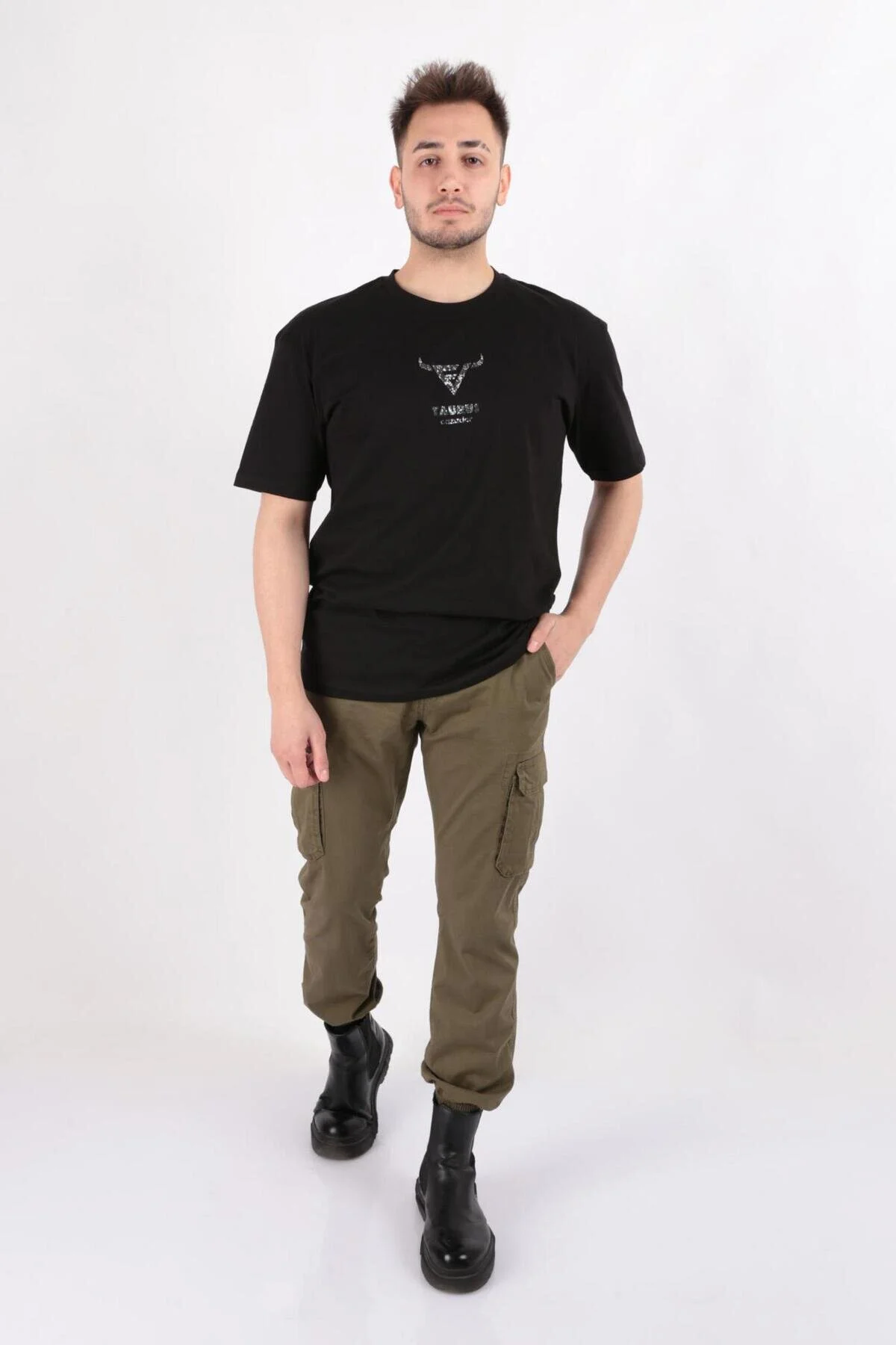 شلوار سبز مردانه باری 0015 FW Cazador