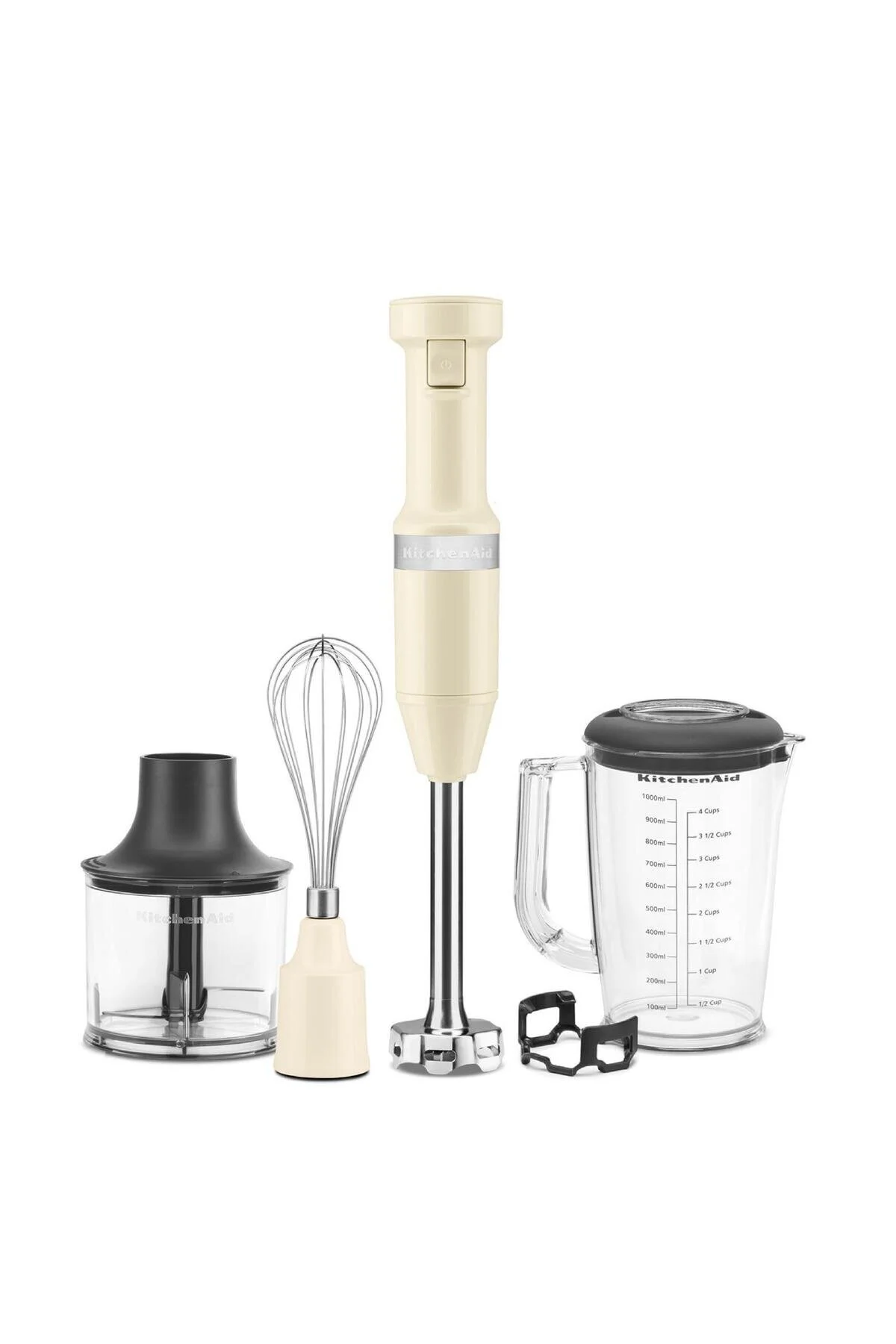 ست مخلوط کن دستی 5KHBV83EAC با لوازم جانبی کرم بادام اورجینال Kitchenaid