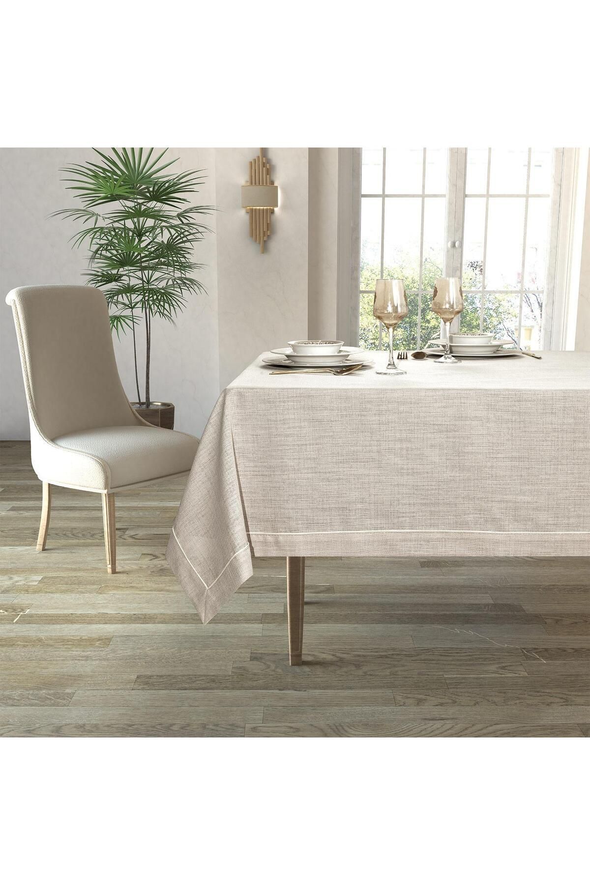 رومیزی نود سبد کتانی مدرن اورجینال Butikhome - Butikhome - رومیزی