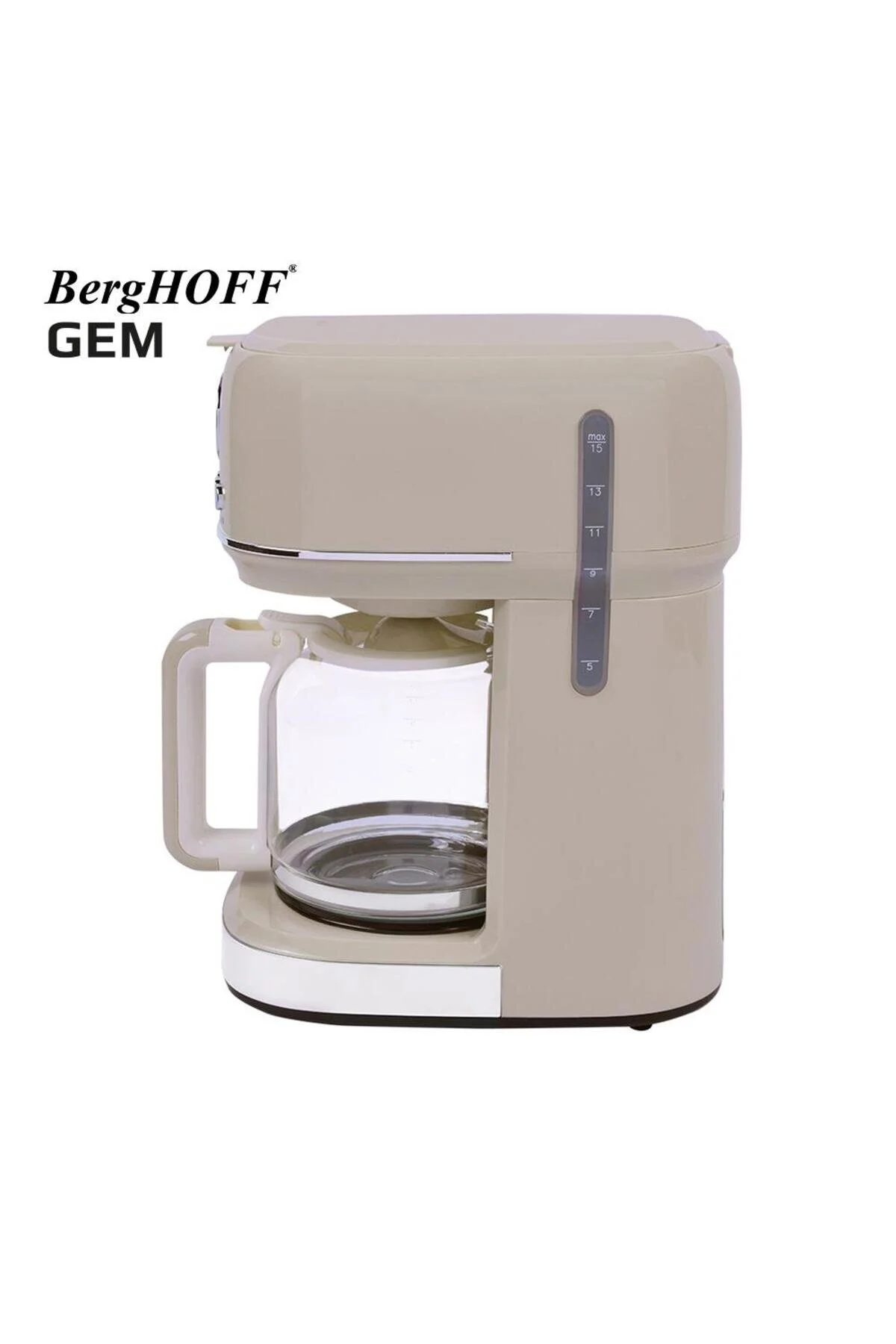قهوه ساز فیلتری جم رترو فیلتر کرم وانیلی اورجینال Berghoff