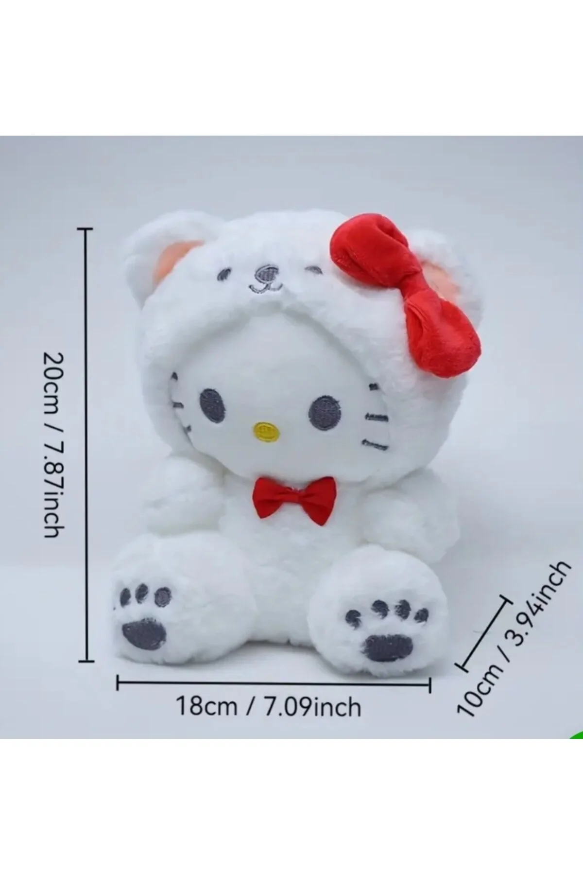 اسباب بازی های پشمی 20X18CM دارای مجوز HELLO KITTY FRIENDS KUROMI CINNAMOROLL PUSH TOY BBS