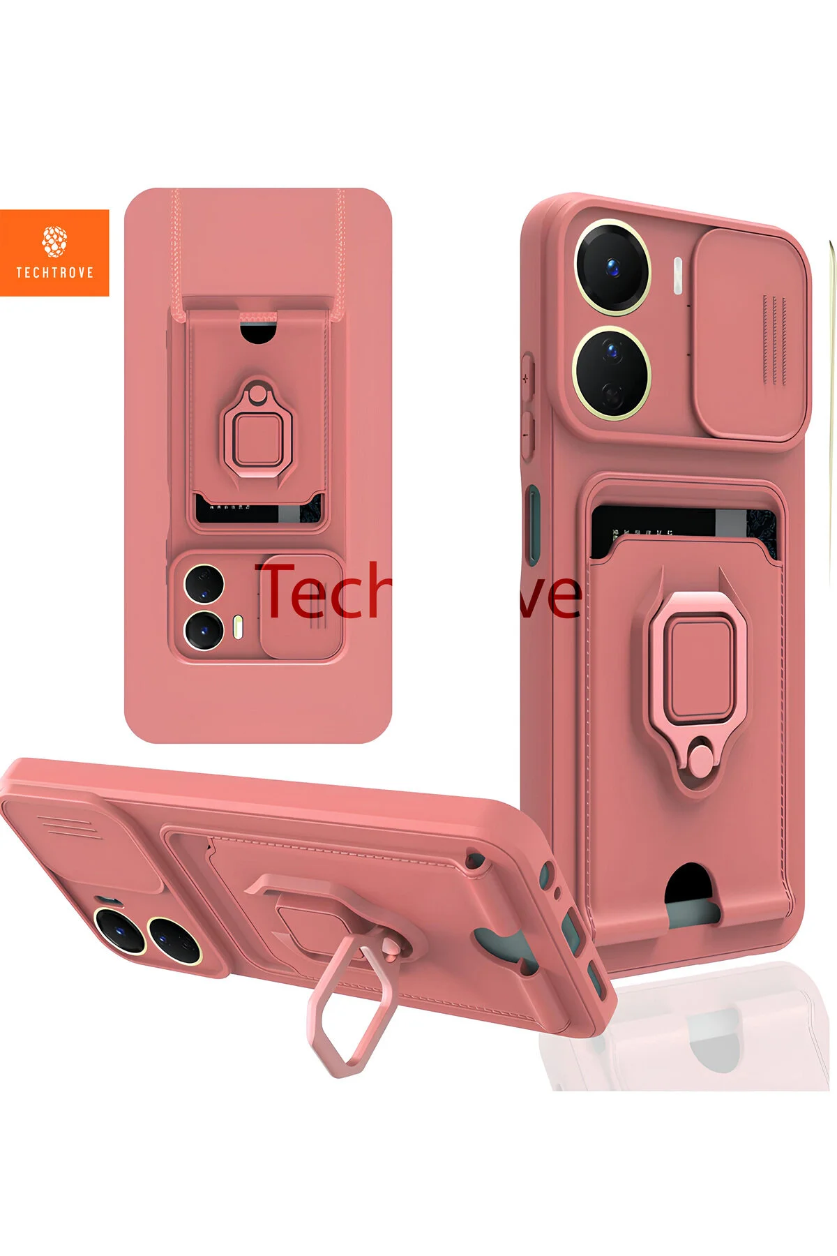 کاور و قاب پوشش محافظ سیلیکونی دوربین کشویی ویوو Y16 TechTrove
