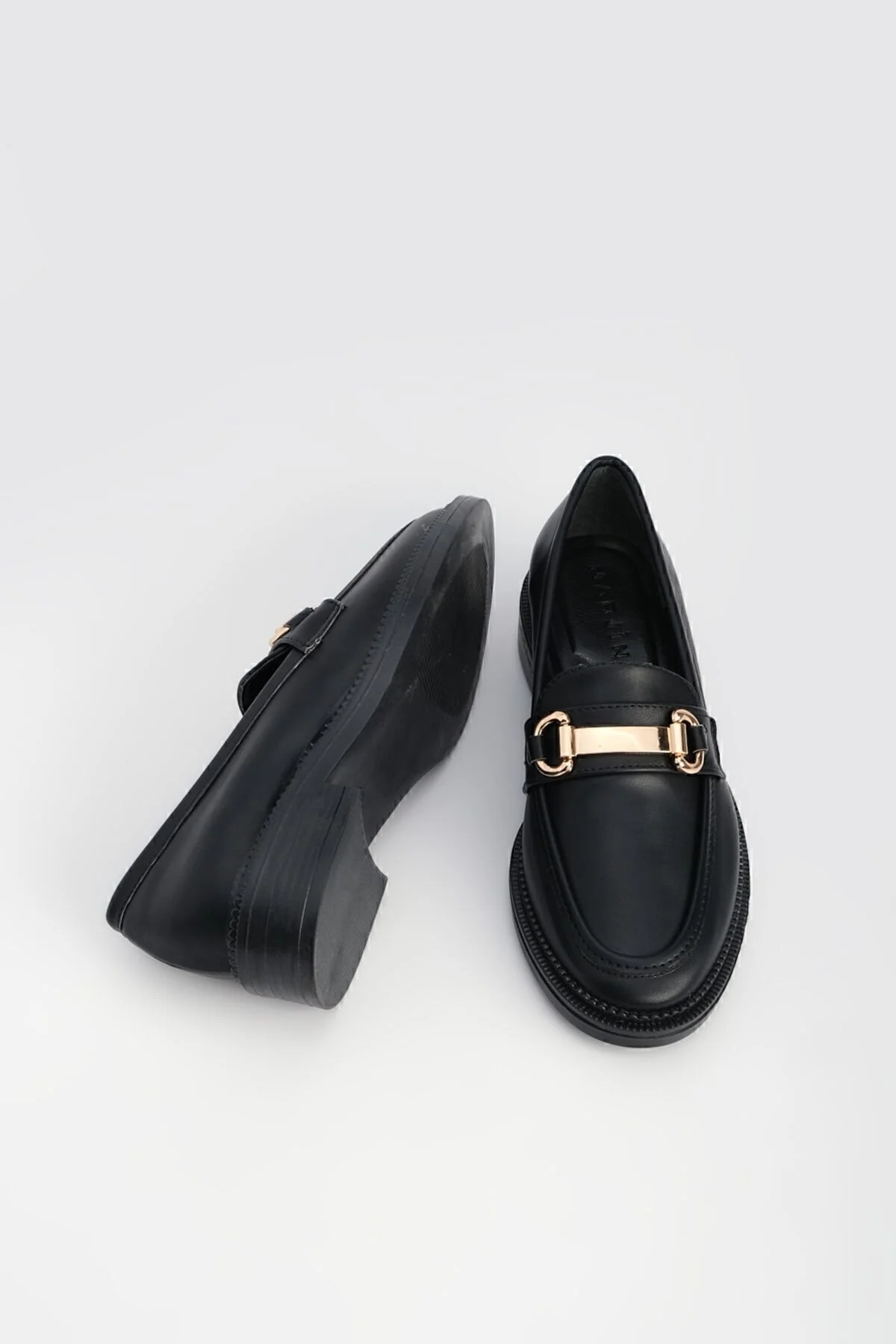 کفش Loafer Daily مشکی زنانه LOAFER MAKOSEN گاه به روزانه تونیا سیاه مارجین Marjin