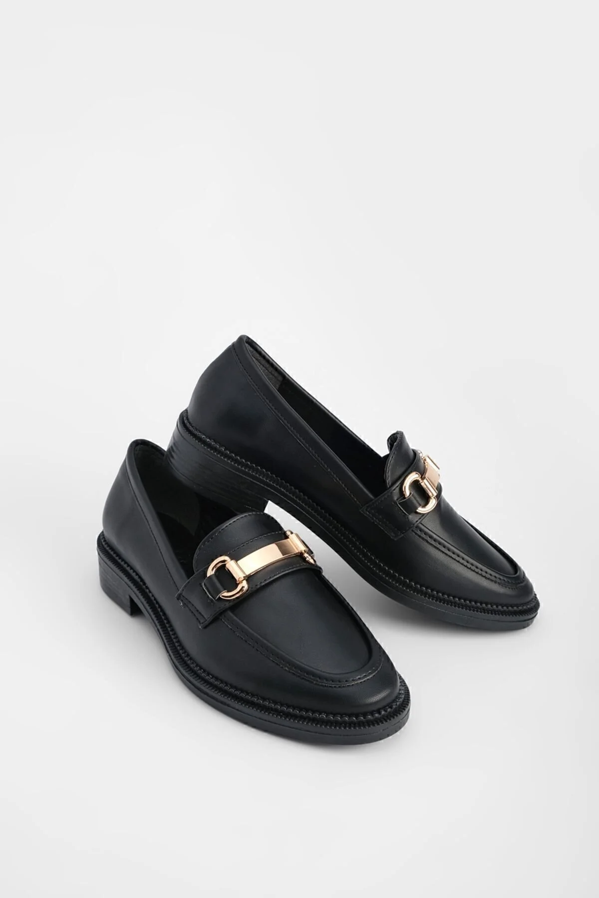 کفش Loafer Daily مشکی زنانه LOAFER MAKOSEN گاه به روزانه تونیا سیاه مارجین Marjin