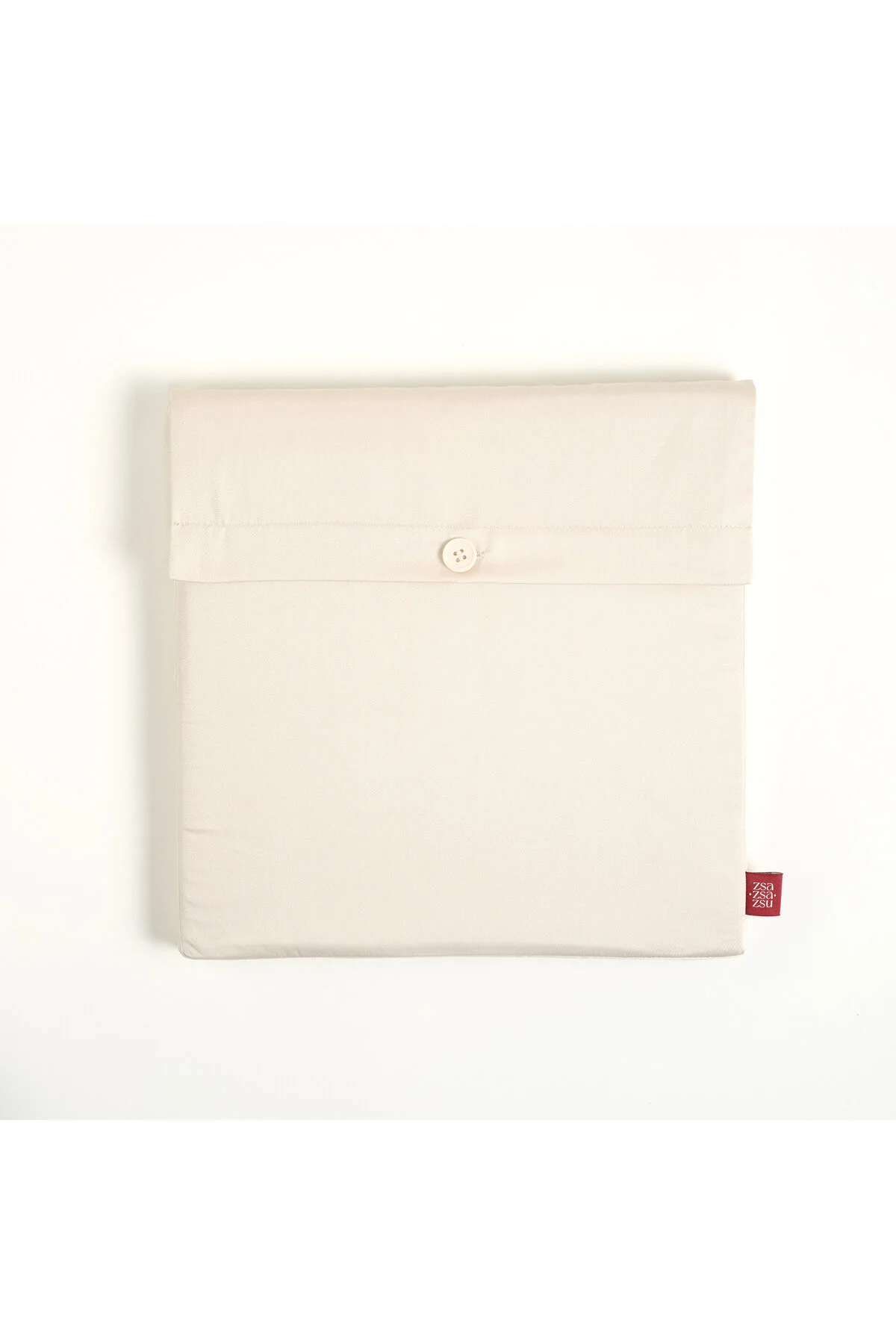 ست ملحفه یک نفره SOLID 300 TC STON COTTON SATIN 100 ٪ STIN FLOT SHOT 160X240 CM CREAM Zsa Zsa Zsu