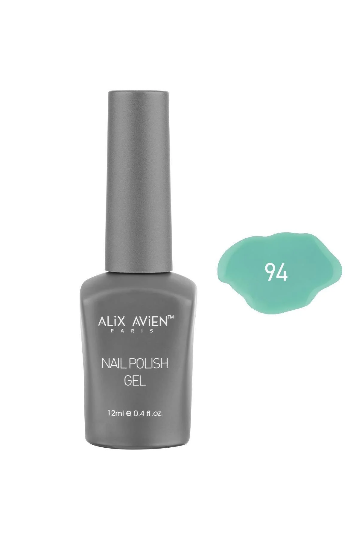 Alix Avien رنگدانه ناخن دائمی سبز روشن 94 رنگدانه ناخن ژله 12 میلی لیتر رنگدانه ناخن UV