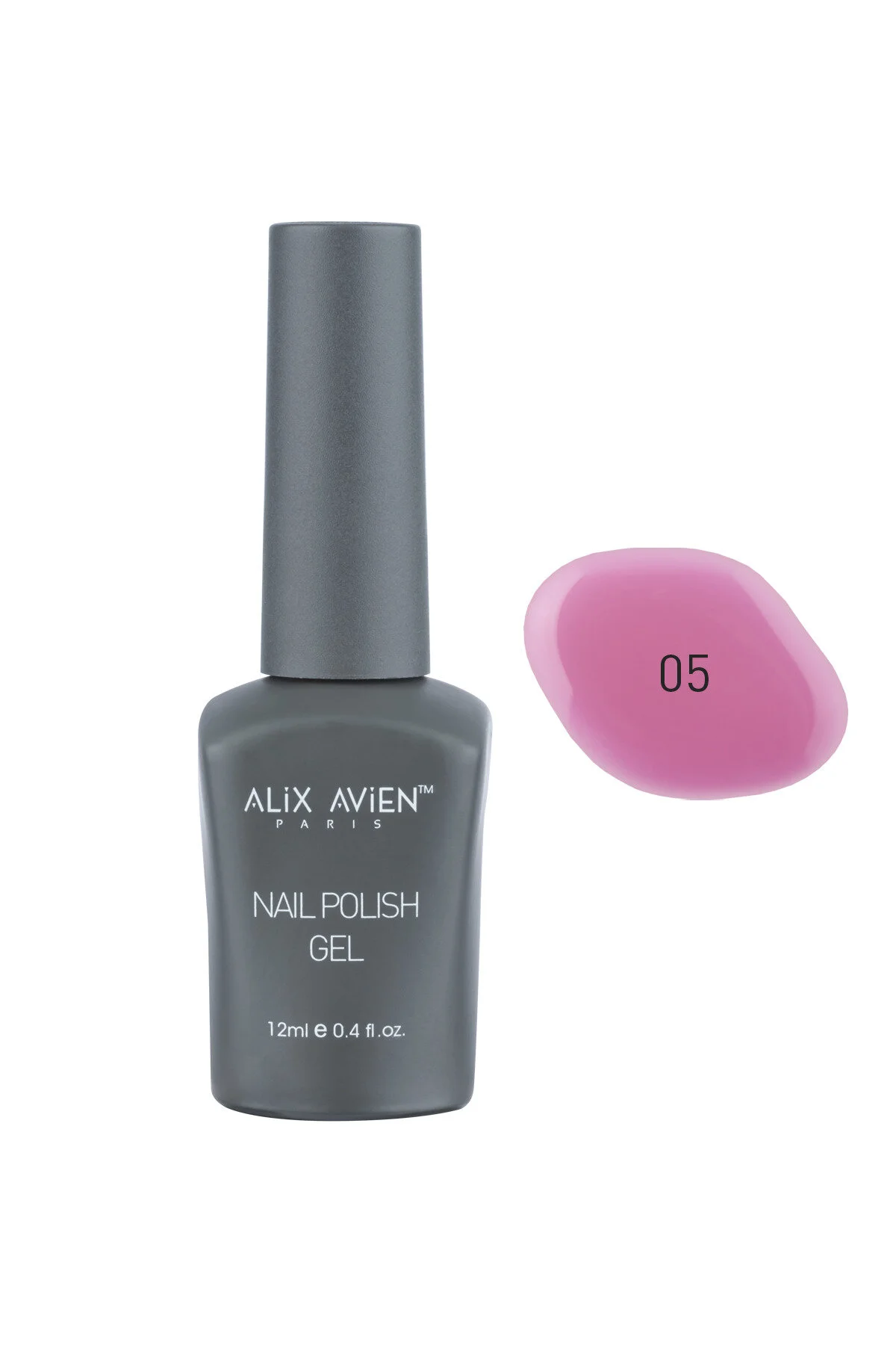 Alix Avien ژل ناخن ماندگار صورتی دائمی UV 05 Come Polish 12 میلی لیتر