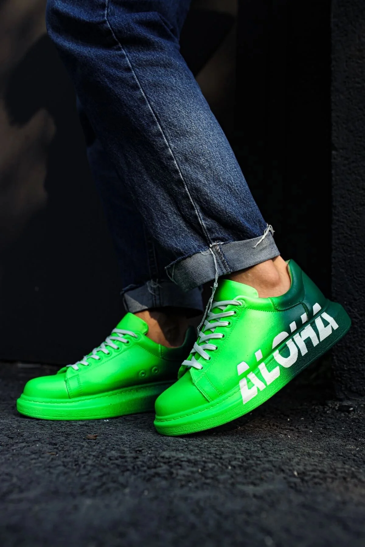کفش مردانه KÖMEN CH254 CBT PITTURA MEN'S SHOES 403 ALH YESIL DARK دنبال کنید چکیچ Chekich