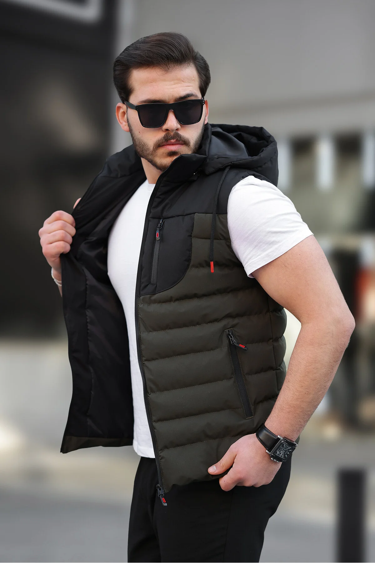 کاپشن کت مردانه جلیقه زمستانی ضد آب و سرما KOCCI