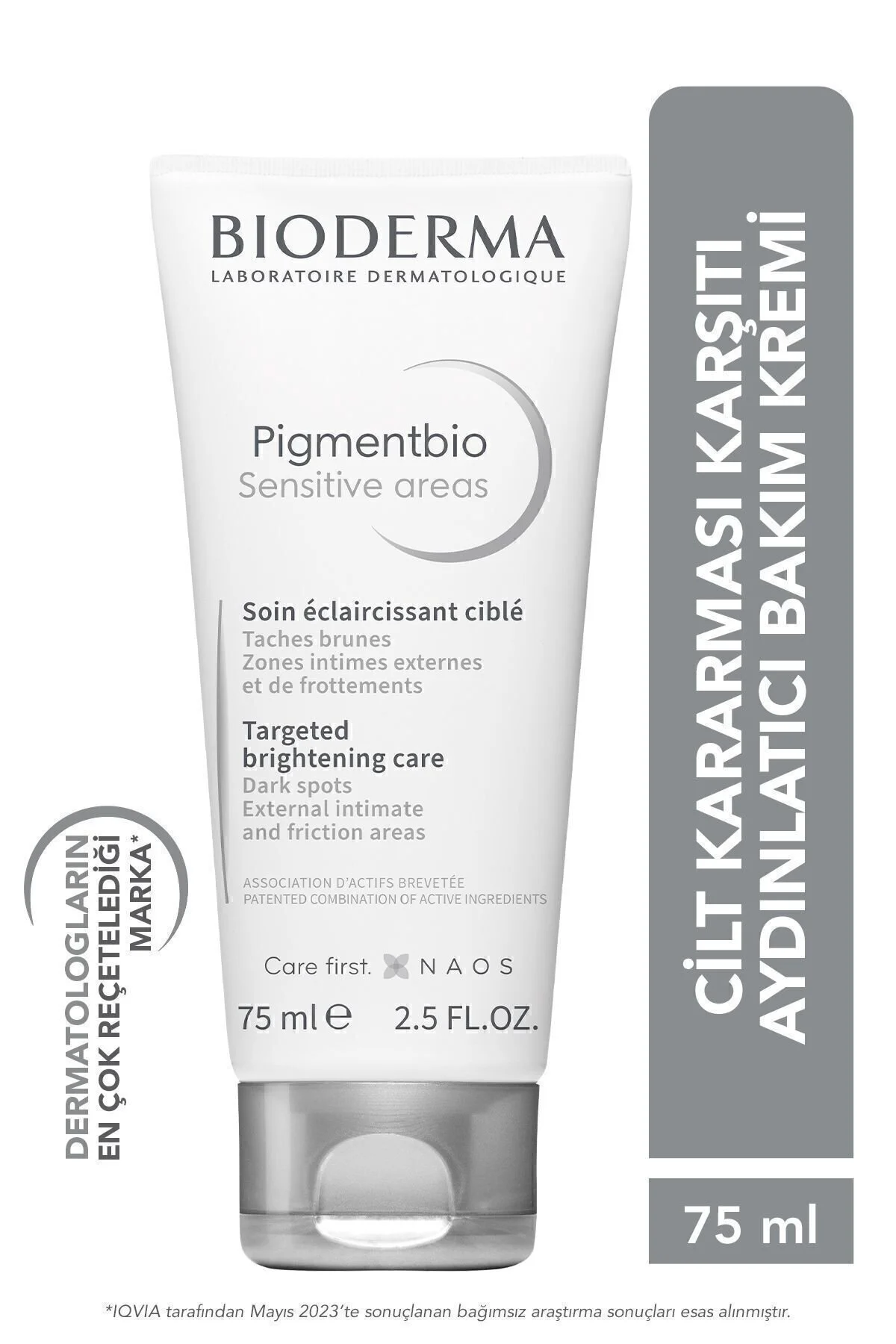 Bioderma کرم روشن کننده مناطق حساس Pigmentbio مناطق حساس 75 میلی لیتر