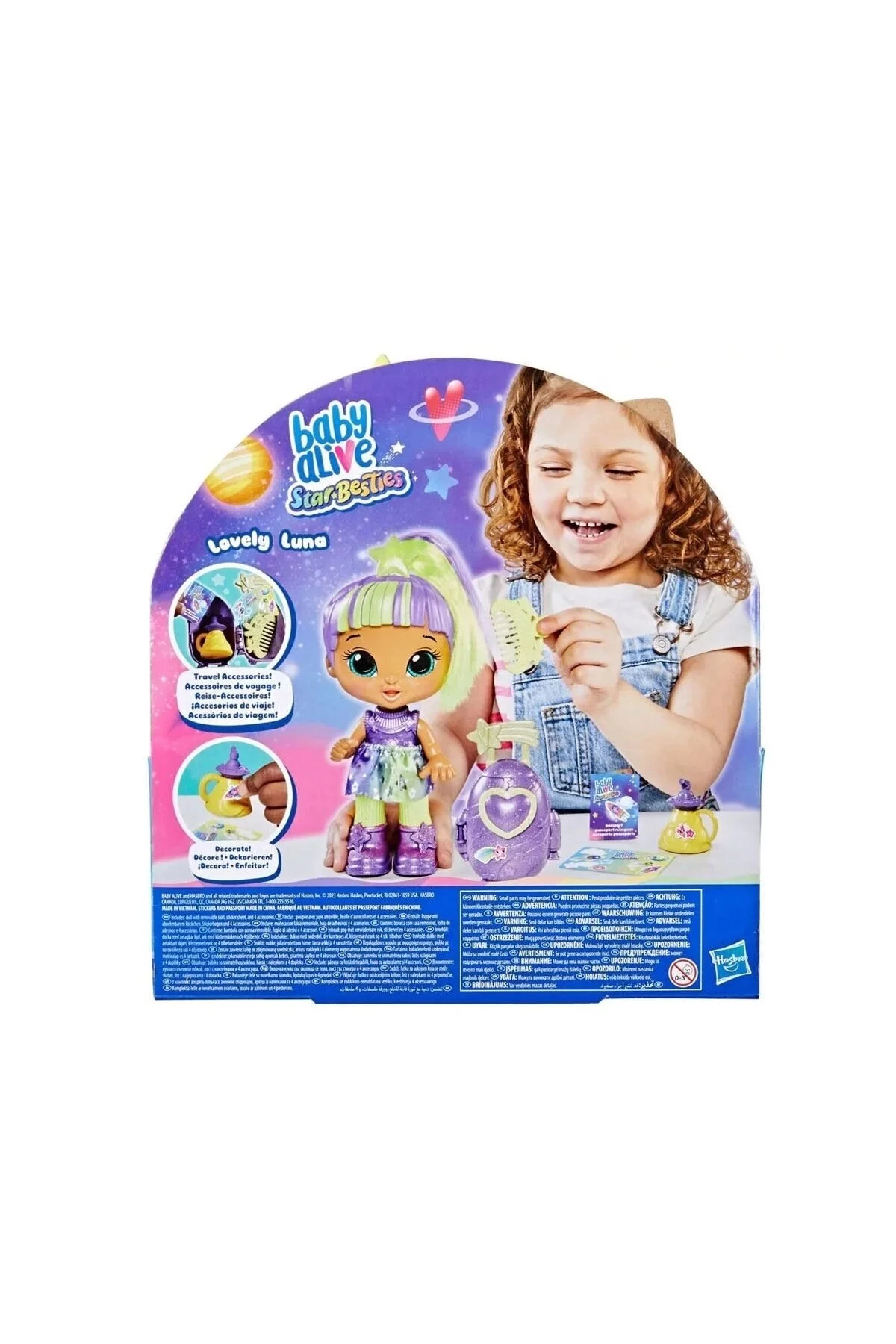 عروسک های مدل F7360 زنده بهترین لونا 3 ساله Hasbro