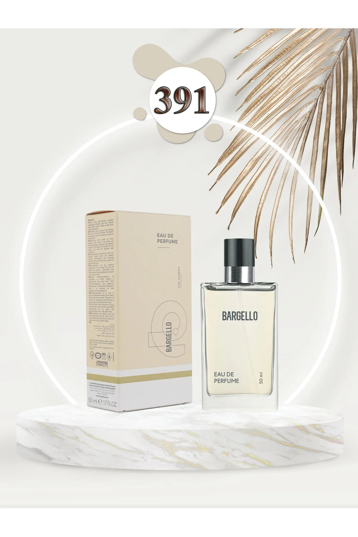 عطر زنانه 391 Floral با حجم 50 میلی لیتر از Bargello