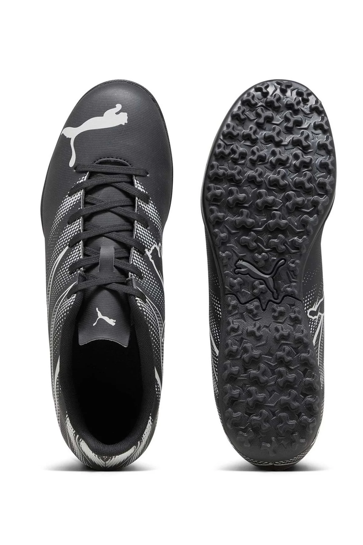 کفش چمن مصنوعی داخلی مردانه ATTACANTO TT 107478 01 های فرش سیاه و سفید پوما Puma