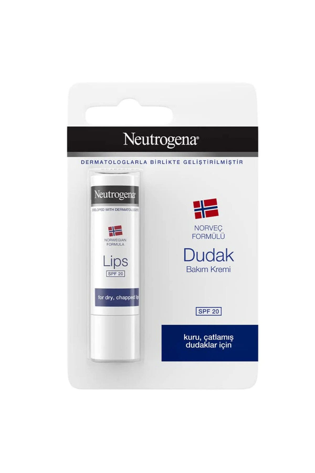 کرم مراقبت لب با SPF 20 و محافظت در برابر آفتاب 4.8 گرم نوتروژینا Neutrogena