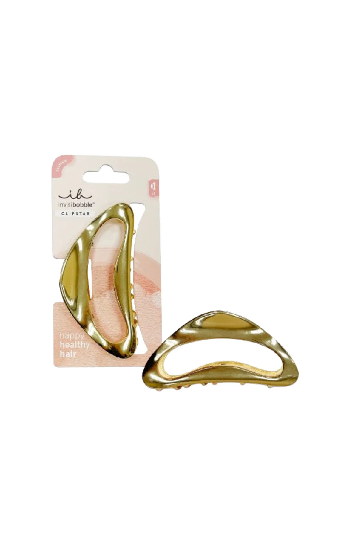 گیره مو چند رنگ مردانه GOLD LUXE با پنجه اورجینال INVISIBOBBLE