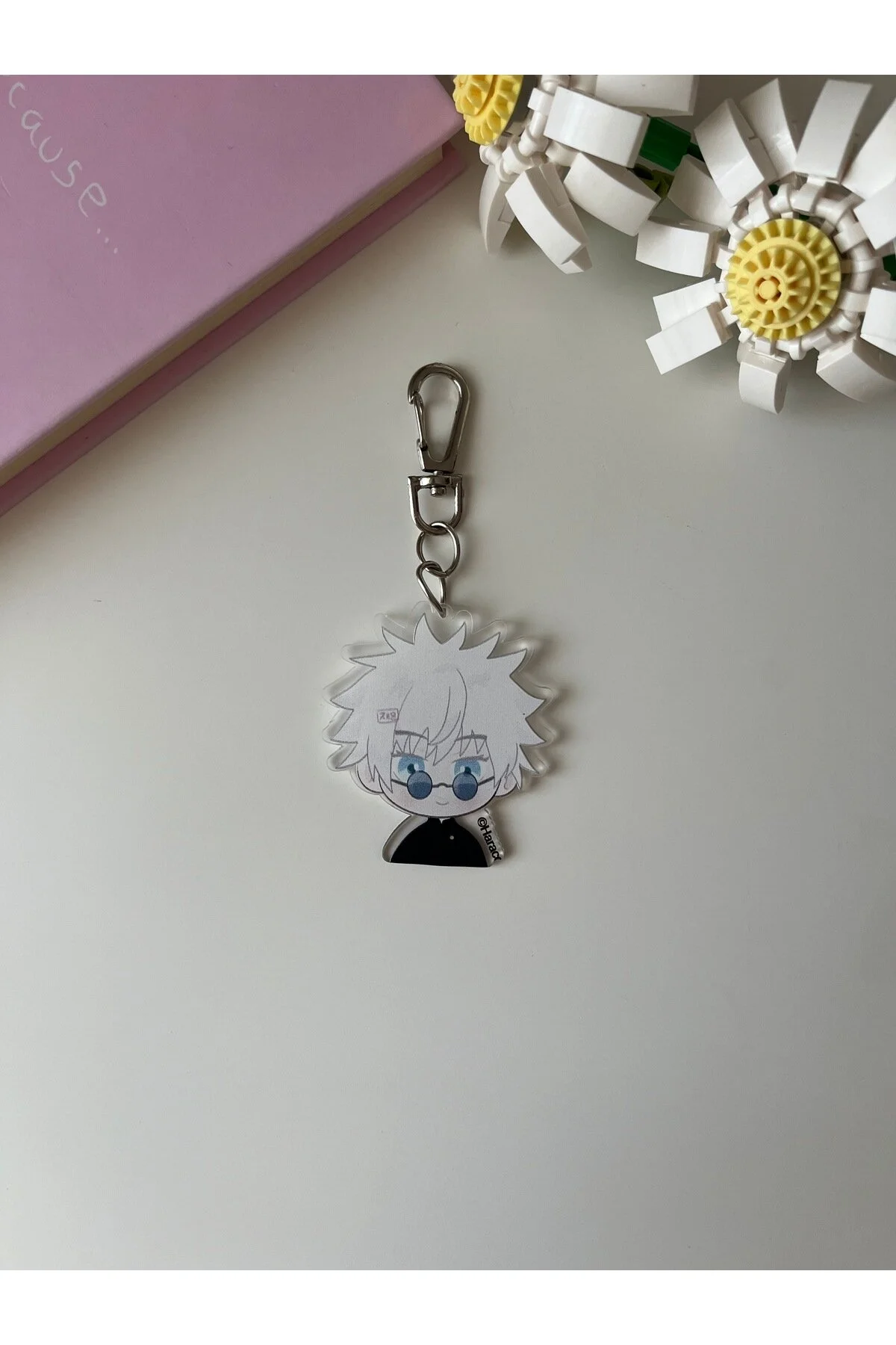 جلیقه کلید JUJUTSU KAISEN ANIME GOJO SATORU KEYCHAIN BAG CHARM Hara Company